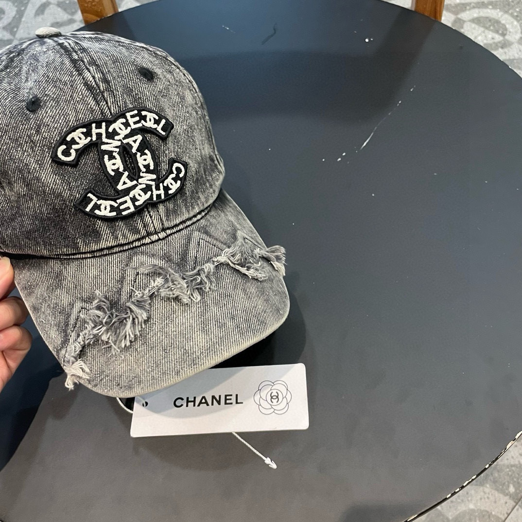  CHANEL香奈儿】牛仔新款简约风，新品系列棒球帽，爆款，大牌同步，超好搭配，出货！