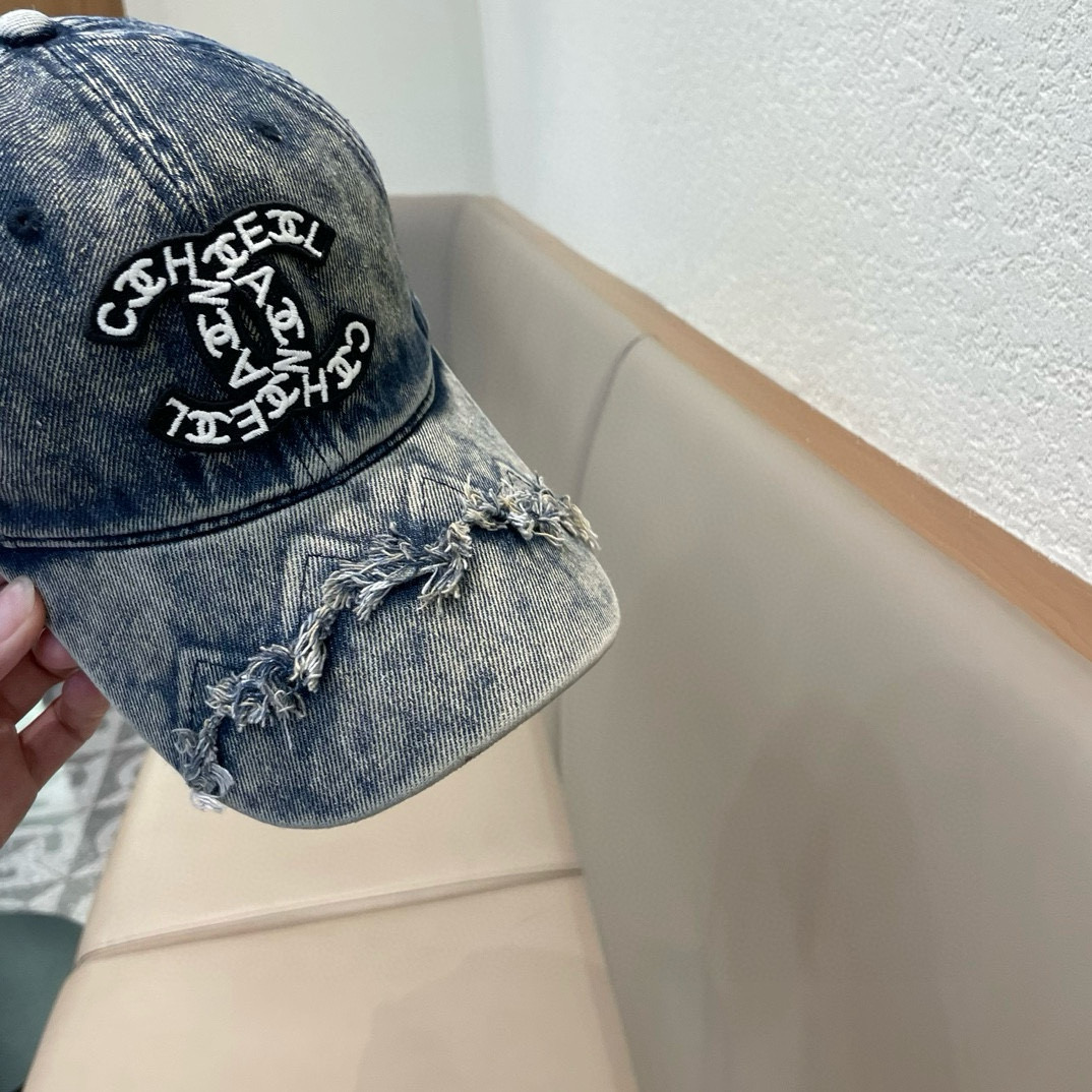  CHANEL香奈儿】牛仔2025新款简约风，新品系列棒球帽，爆款，大牌同步，超好搭配，出货！