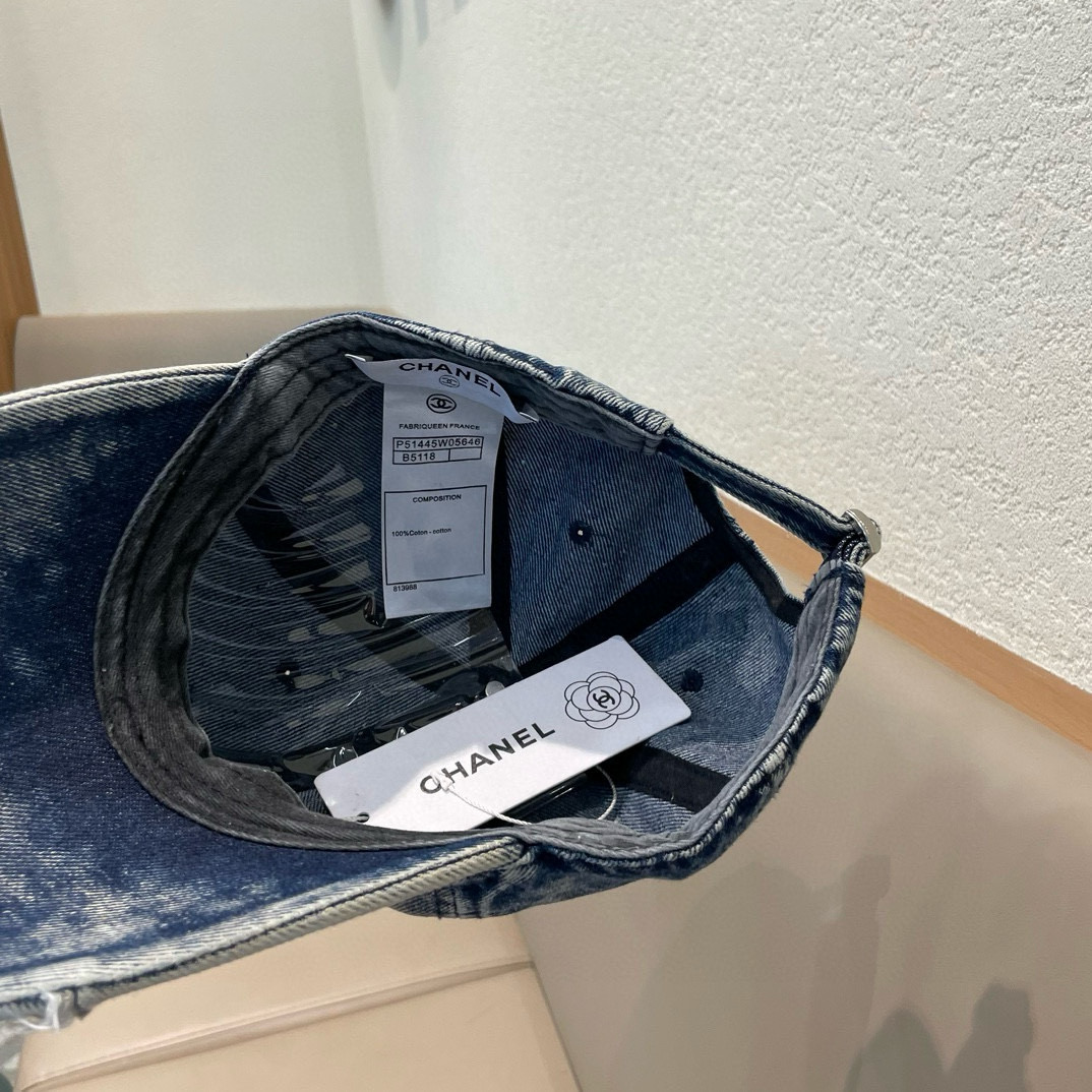  CHANEL香奈儿】牛仔2025新款简约风，新品系列棒球帽，爆款，大牌同步，超好搭配，出货！