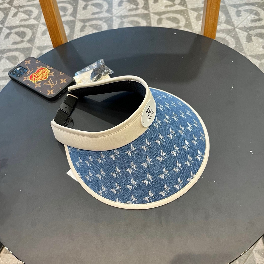  CELINE 塞琳春夏超细装饰空顶帽 超🉑空顶系列，颜色妥妥，轻便携带！小仙女🧚人手必备