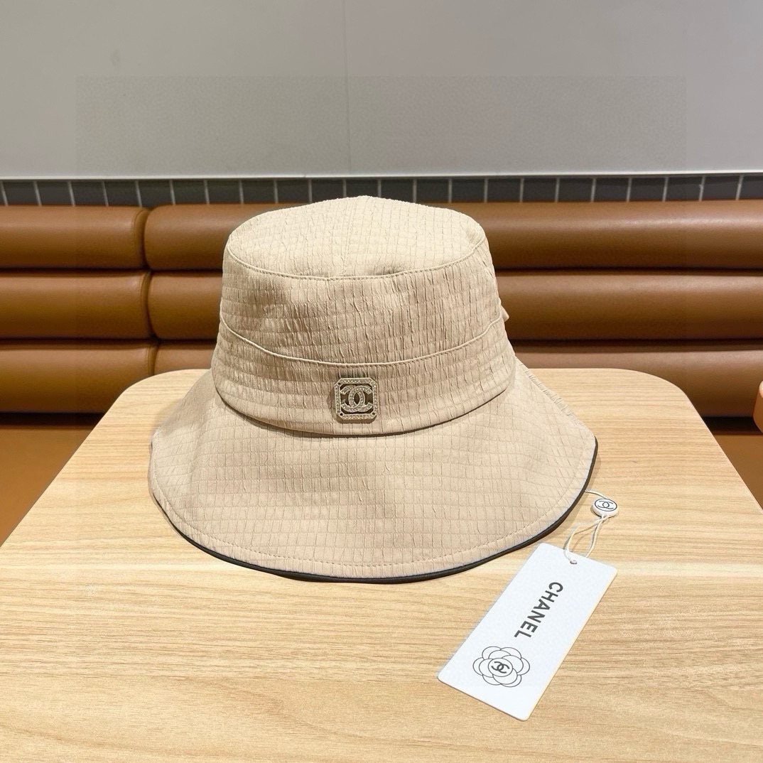   香奈儿CHANEL 早春原单渔夫帽，logo小香经典简约，时尚休闲设计 跑量新品 质量超赞👍 时尚百