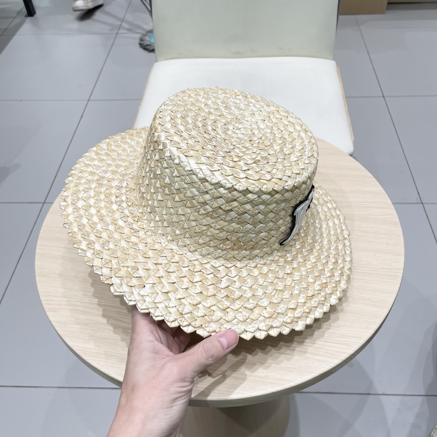  lv路易威登夏天遮阳草帽女夏海边度假沙滩帽小清新平顶法式草编帽防晒帽拍照