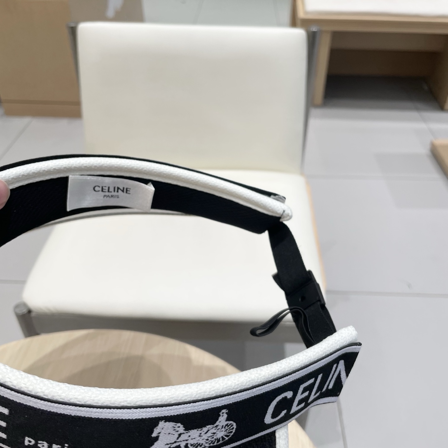  塞琳Celine2025新款防晒帽女夏遮脸防紫外线遮阳帽发箍式空顶帽韩太阳帽