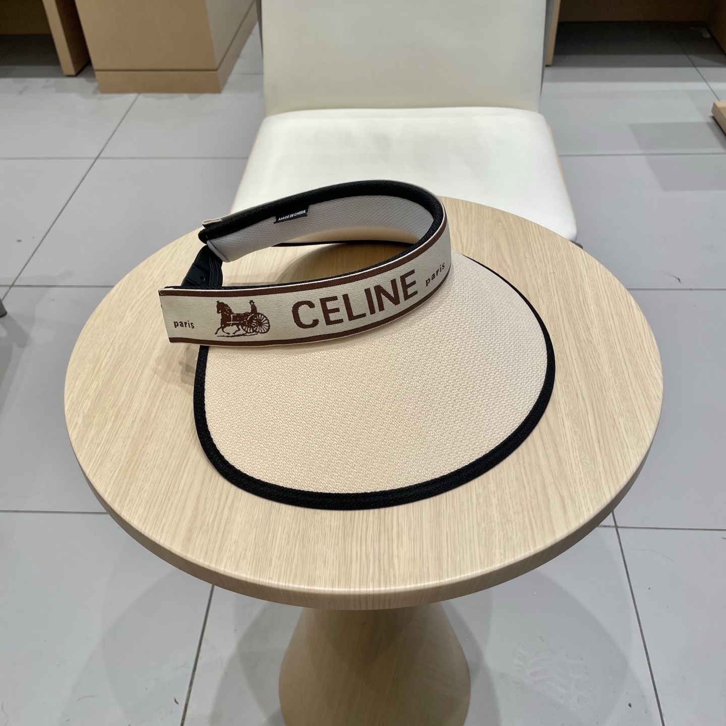  塞琳Celine2025新款防晒帽女夏遮脸防紫外线遮阳帽发箍式空顶帽韩太阳帽