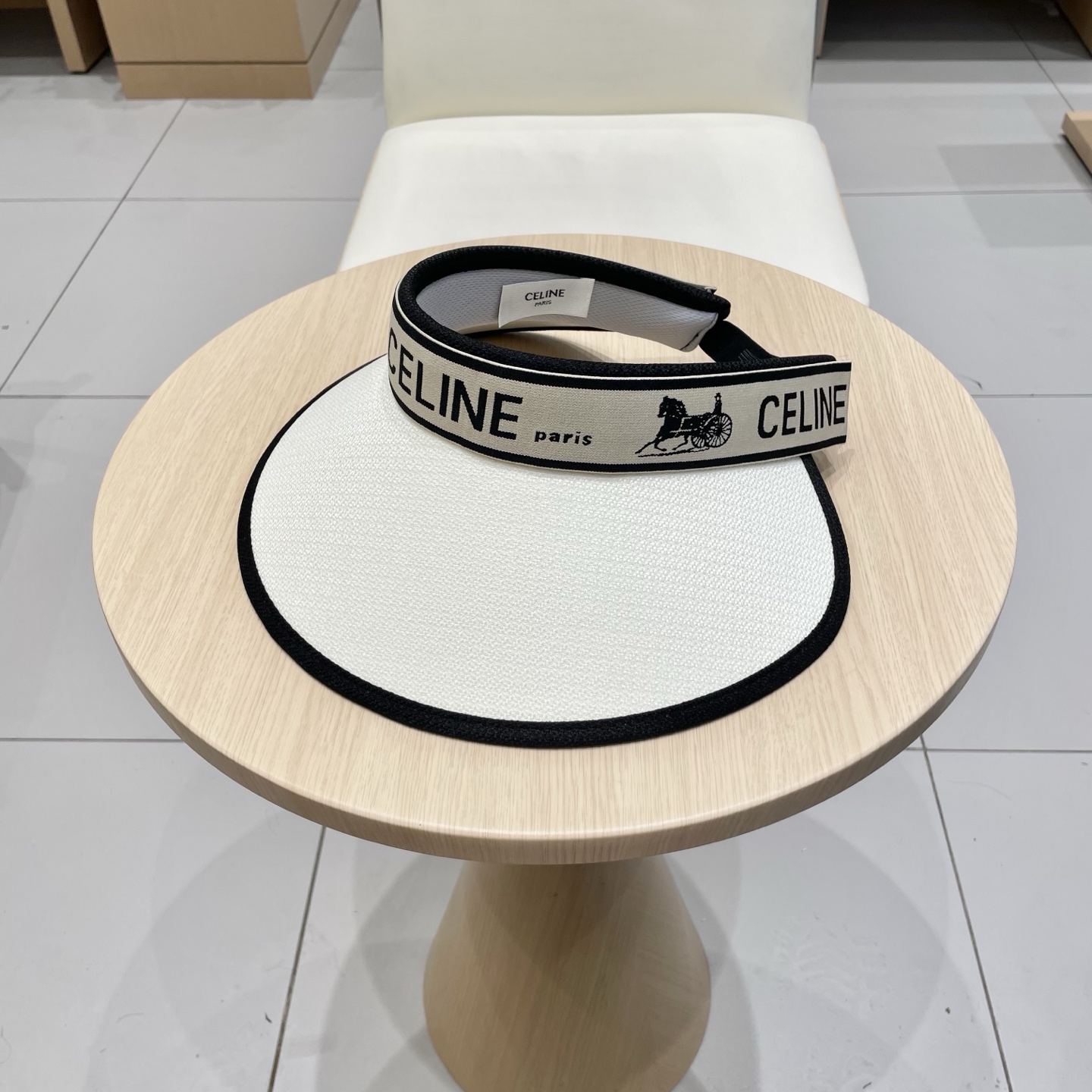  塞琳Celine2025新款防晒帽女夏遮脸防紫外线遮阳帽发箍式空顶帽韩太阳帽