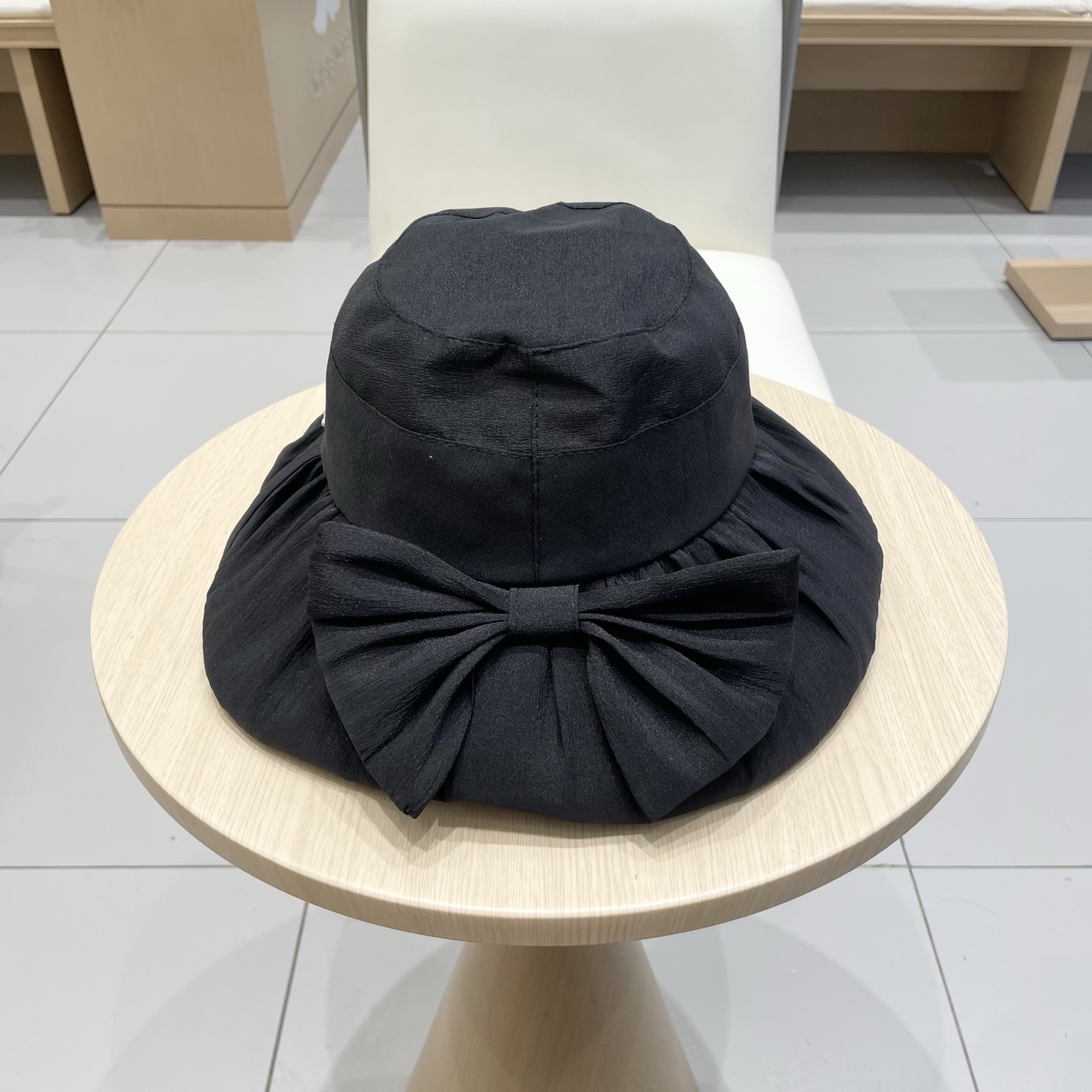 Chanel防晒遮脸百搭渔夫帽女夏季宽檐防紫外线遮阳帽韩版休闲户外纯色帽