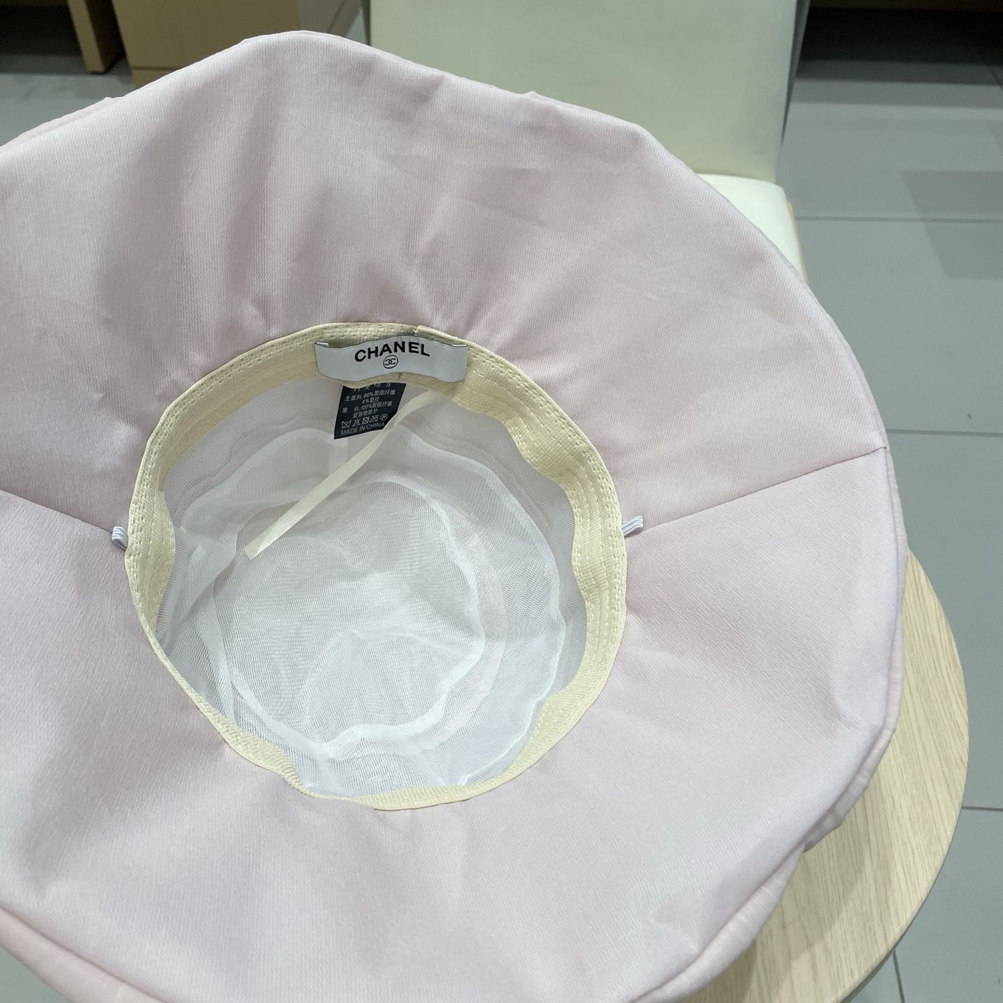 Chanel防晒遮脸百搭渔夫帽女夏季宽檐防紫外线遮阳帽韩版休闲户外纯色帽