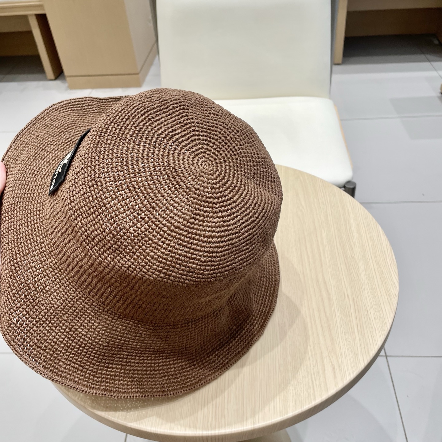  lv路易威登夏细勾针遮阳帽纯手工细草太阳帽夏季仙女出游圆顶草帽防晒遮阳帽