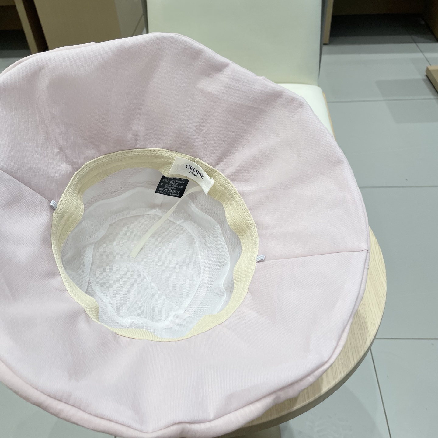  塞琳Celine新款夏季薄款遮阳布帽女户外休闲时尚蝴蝶结渔夫帽大沿遮脸盆帽潮