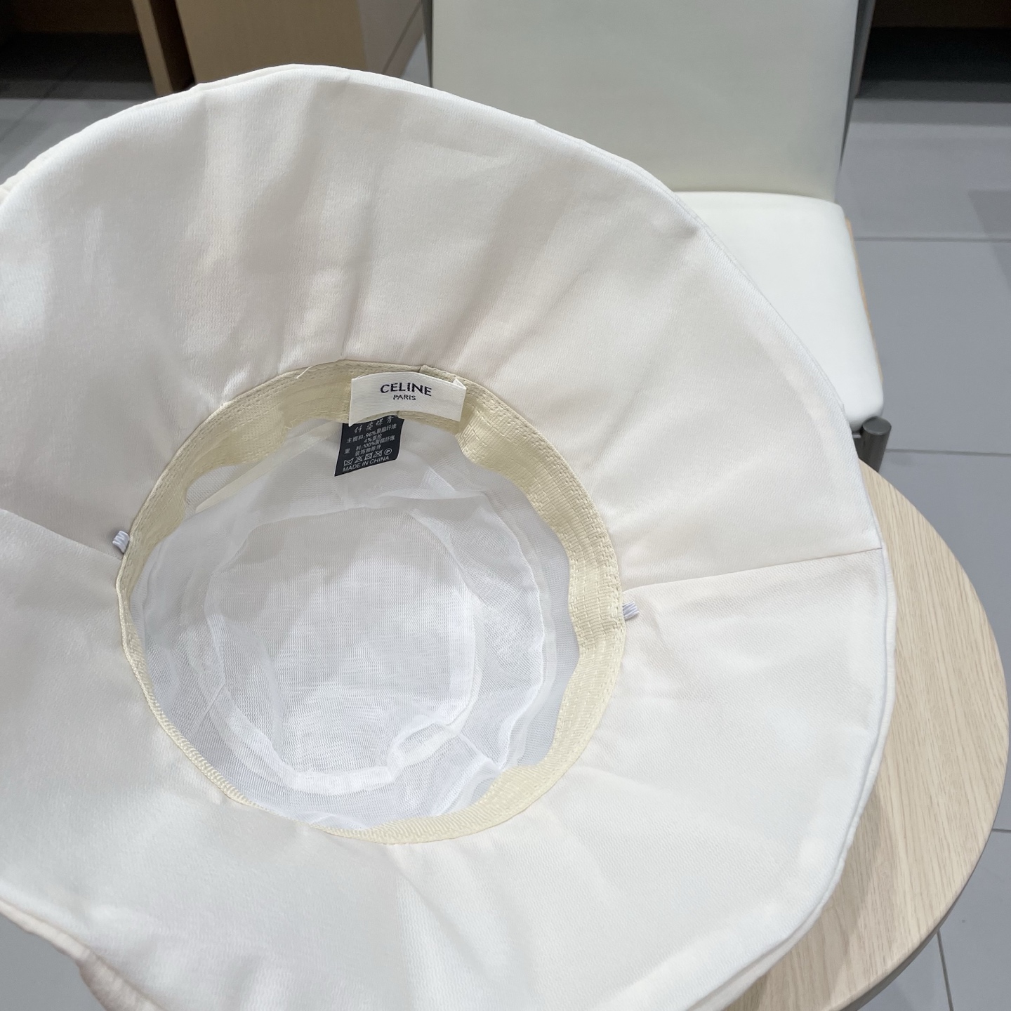  塞琳Celine新款夏季薄款遮阳布帽女户外休闲时尚蝴蝶结渔夫帽大沿遮脸盆帽潮