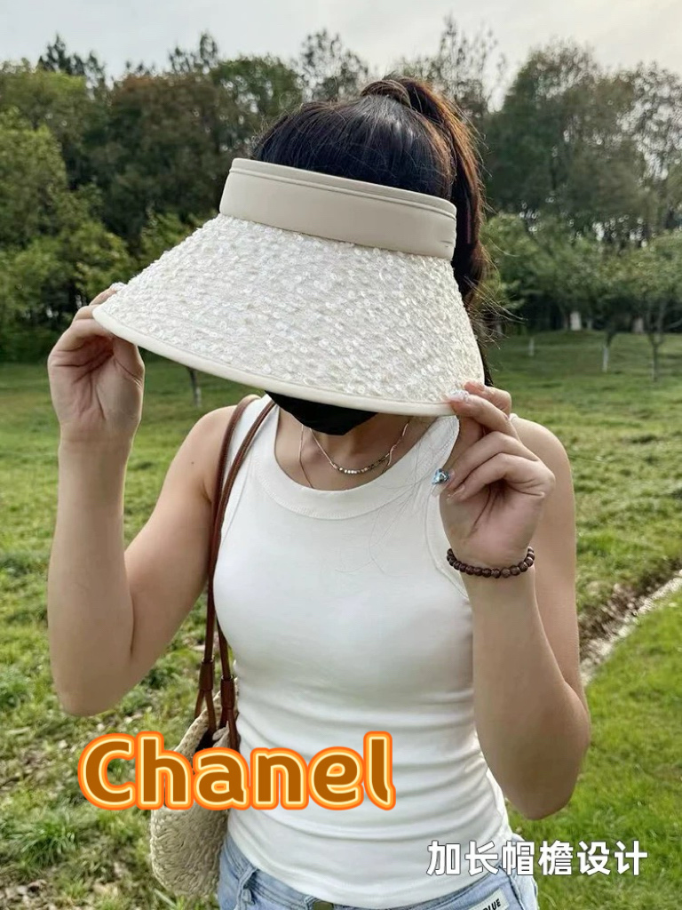 NO:343659,Chanel Chanel new summer sun protection hat sun protection protection UV air top hat versatile sun hat women vinyl large brim sun hat hat straw hat fisherman hat baseball hat, hat, chanel, chanel, espadrilles, hatsChanel香奈儿新款夏季防晒帽遮阳防紫外线空顶帽百搭遮阳帽女黑胶大檐太阳帽子帽子草帽渔夫帽棒球帽,帽子,chanel,chanel,espadrilles,hats,hat