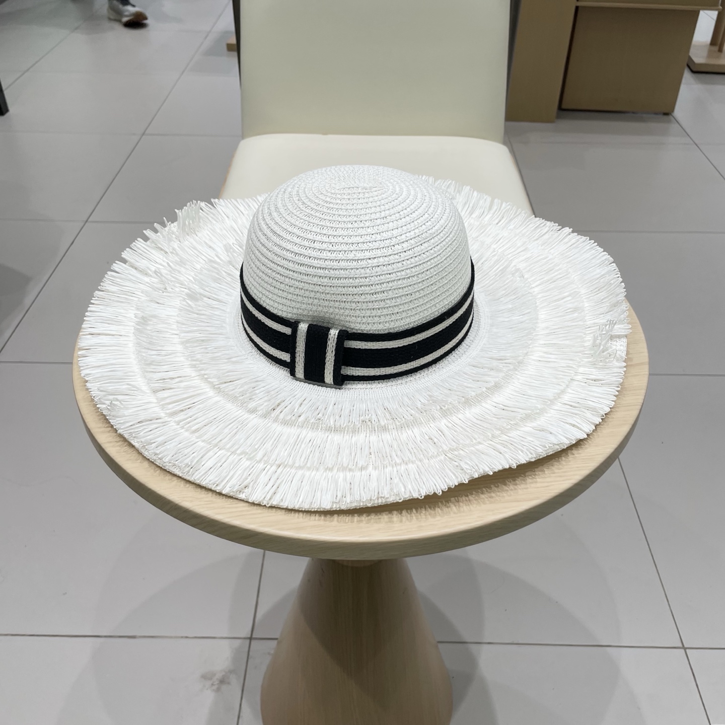  Dior迪奥新款盆帽，流苏名媛风草帽，头围57cm