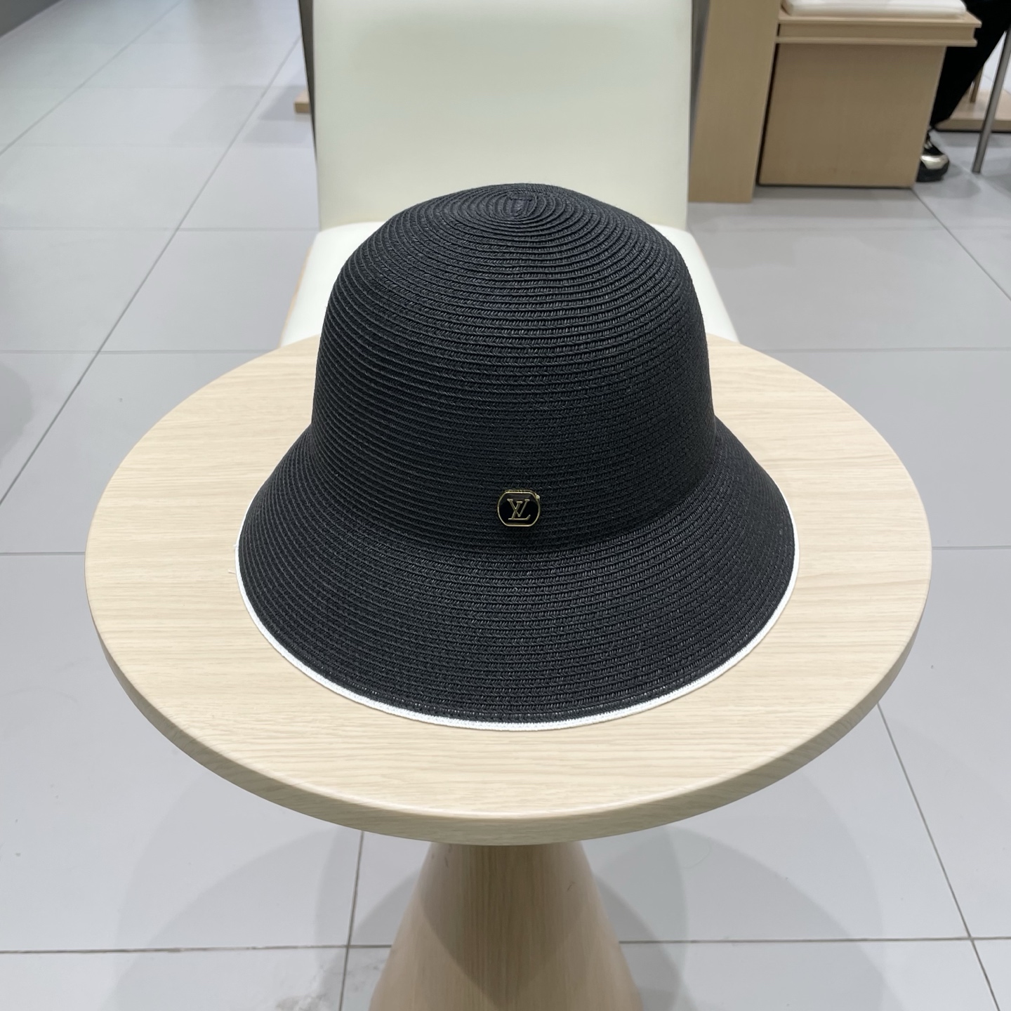  lv路易威登 加密渔夫草帽春夏男女新款遮阳帽子可设计DIY帽子胚