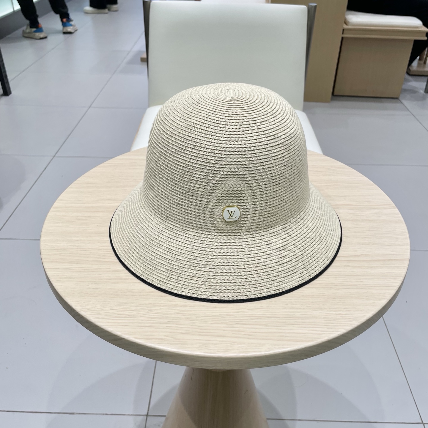  lv路易威登 加密渔夫草帽春夏男女新款遮阳帽子可设计DIY帽子胚