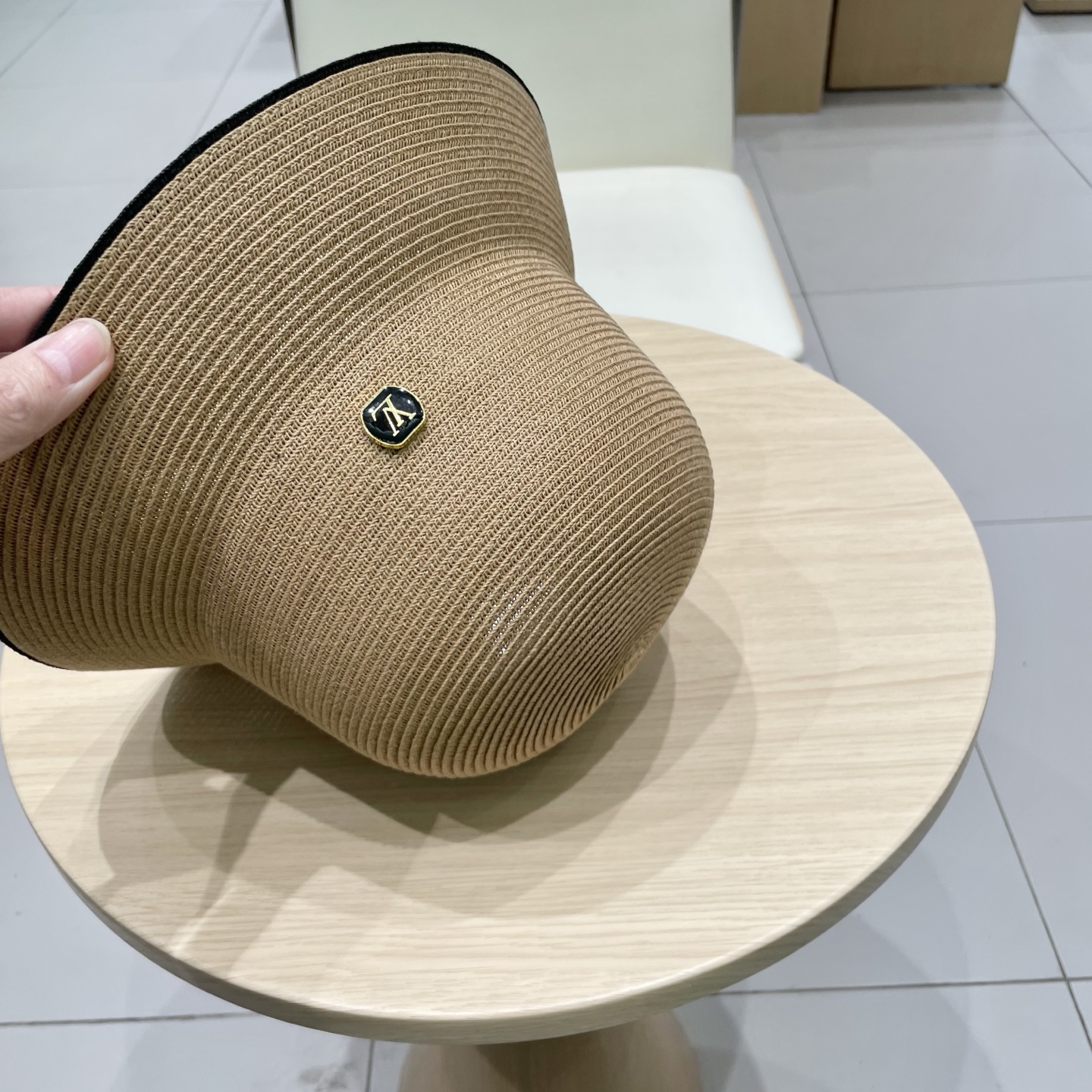  lv路易威登 加密渔夫草帽春夏男女新款遮阳帽子可设计DIY帽子胚