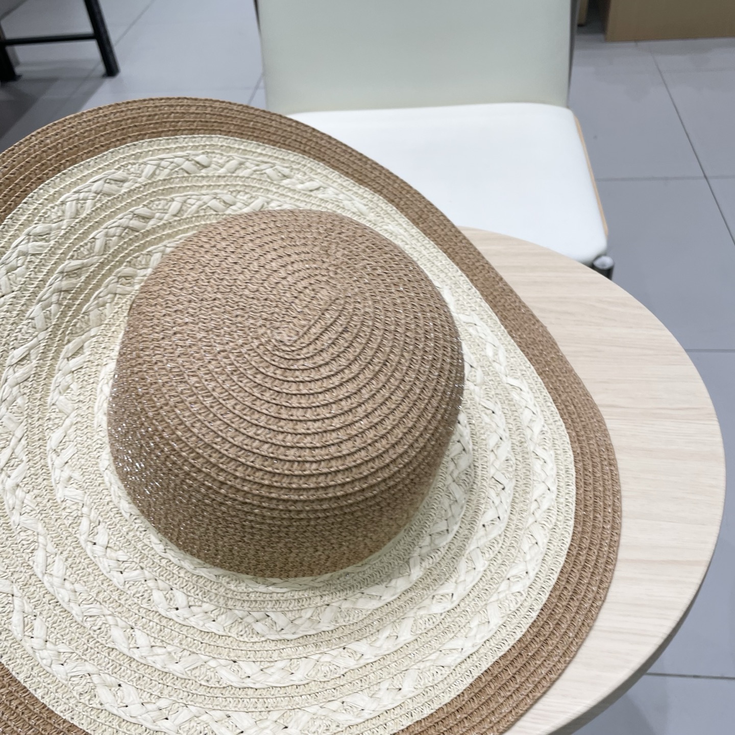  Gucci古奇新款圆顶礼帽草帽子，头围57cm