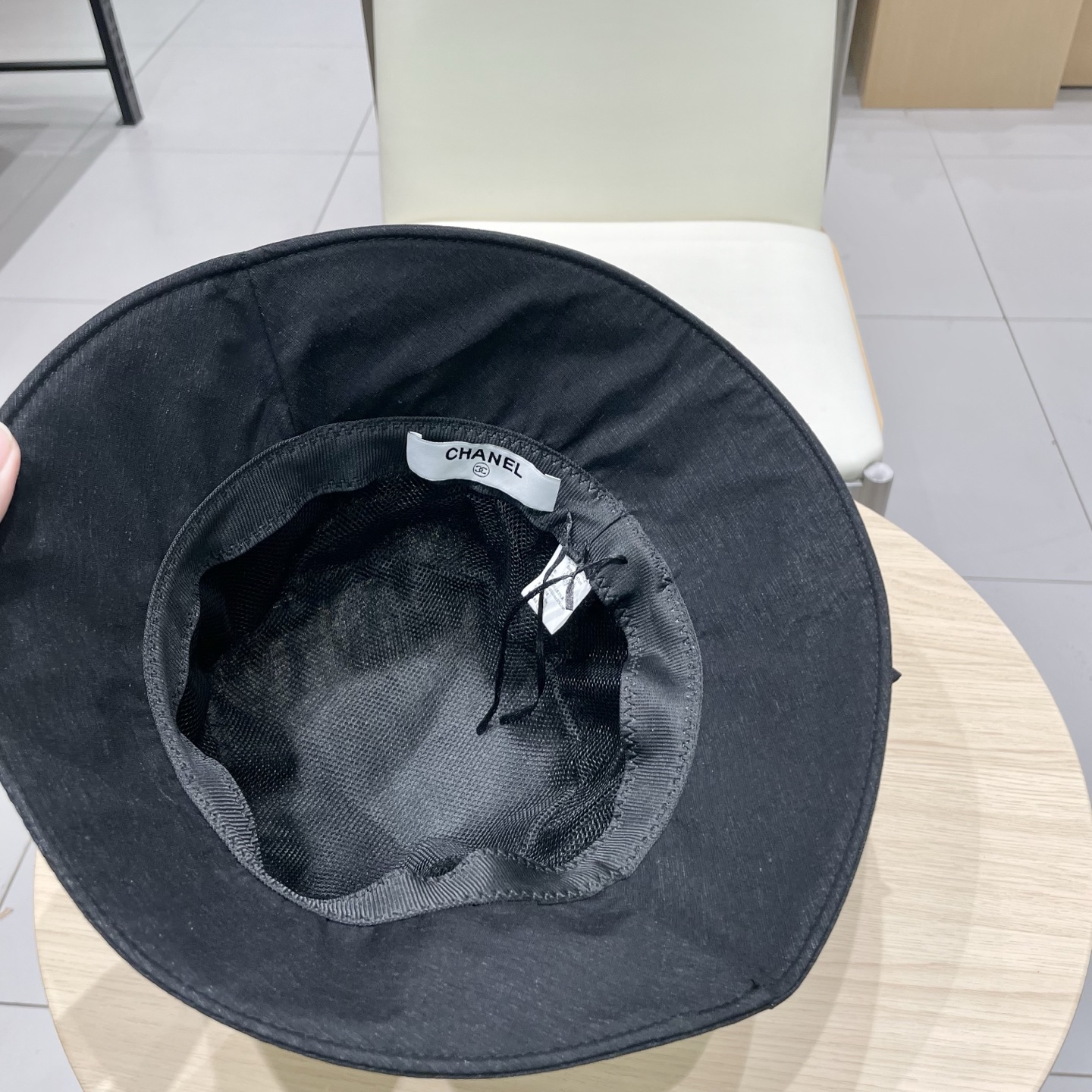  Chanel香奈儿遮阳渔夫帽，可折叠，头围57cm