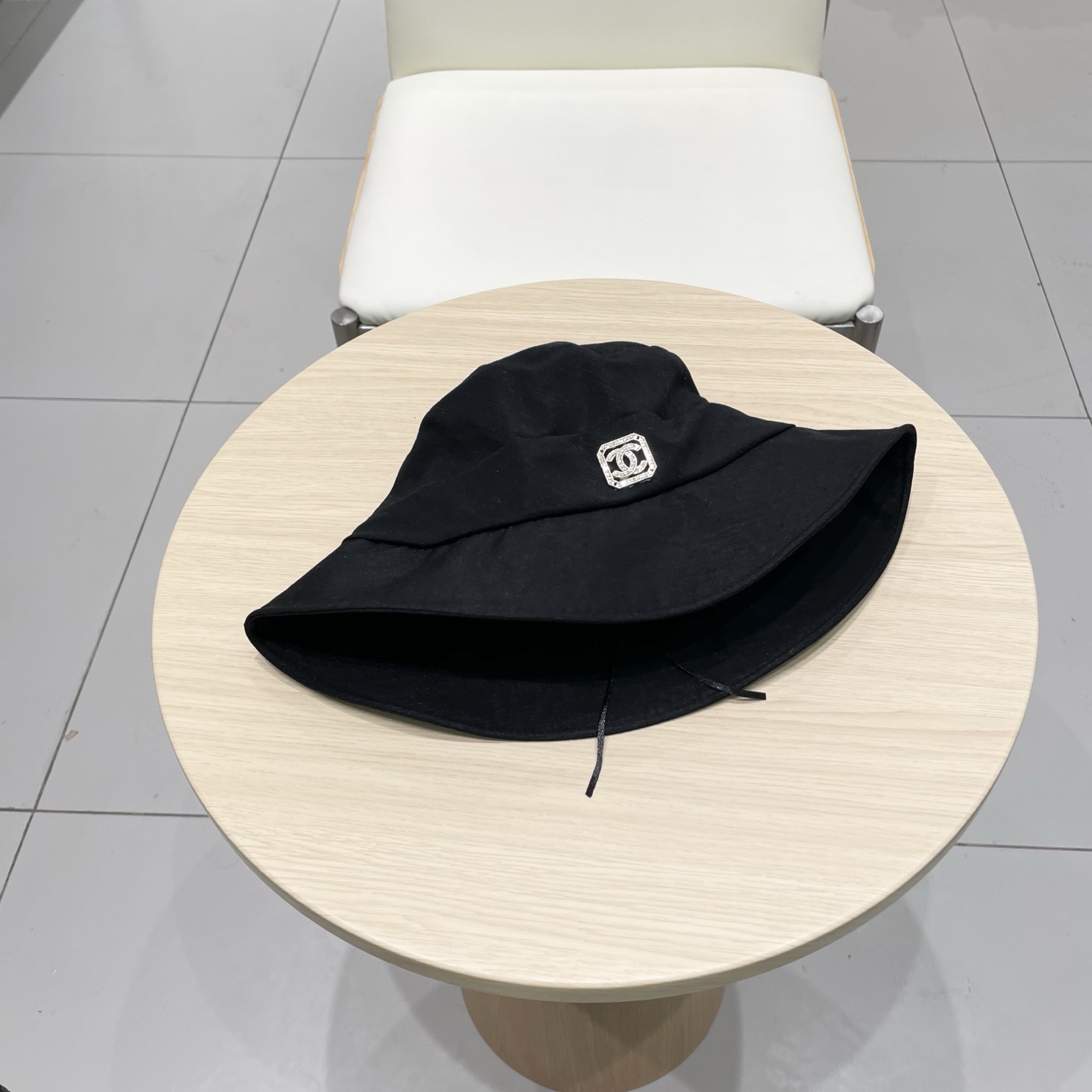  Chanel香奈儿遮阳渔夫帽，可折叠，头围57cm