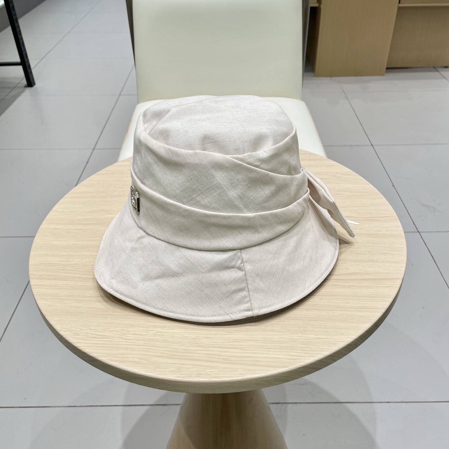  Chanel香奈儿遮阳渔夫帽，可折叠，头围57cm