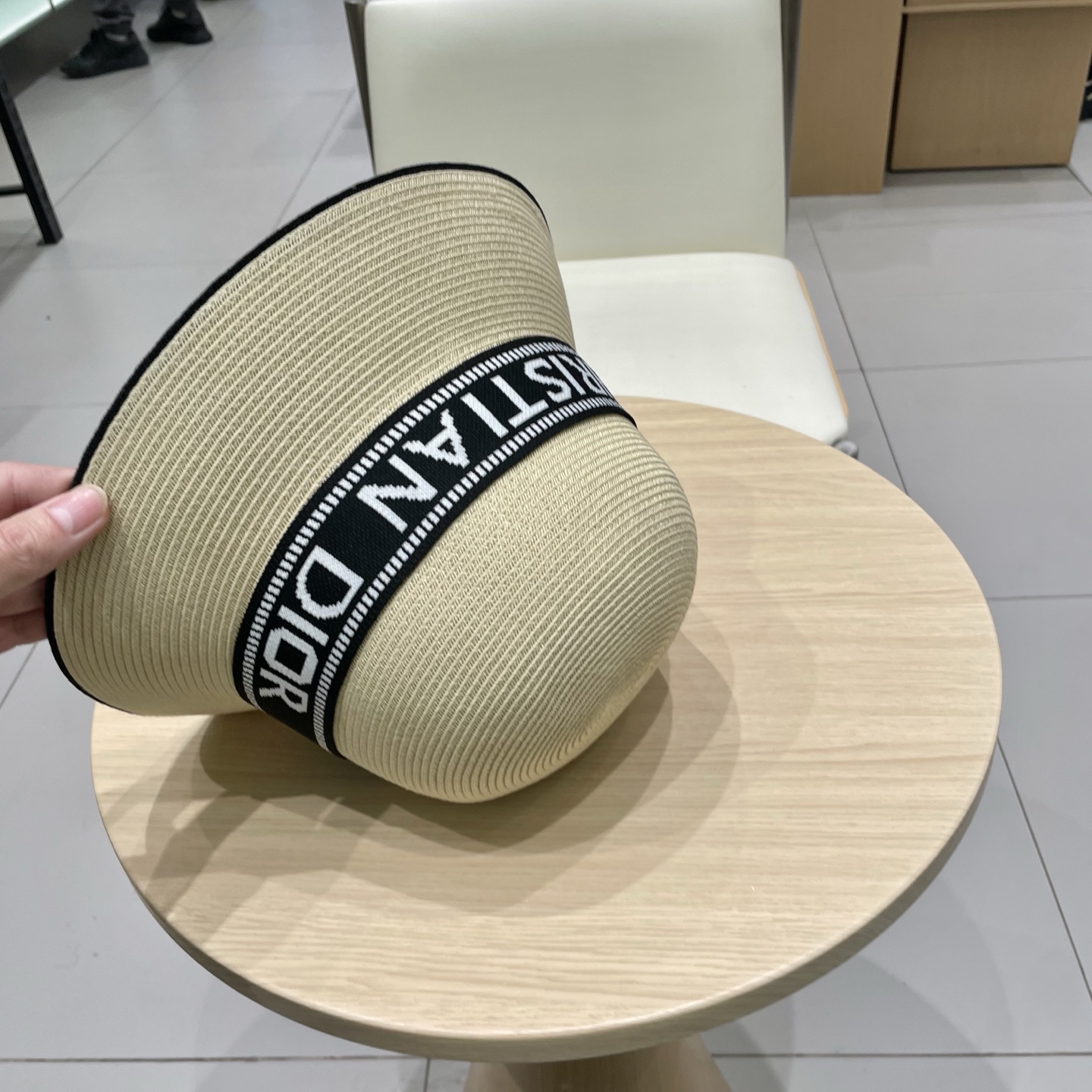  Dior迪奥新款盆帽，细草可折叠草帽，盆帽，头围57cm