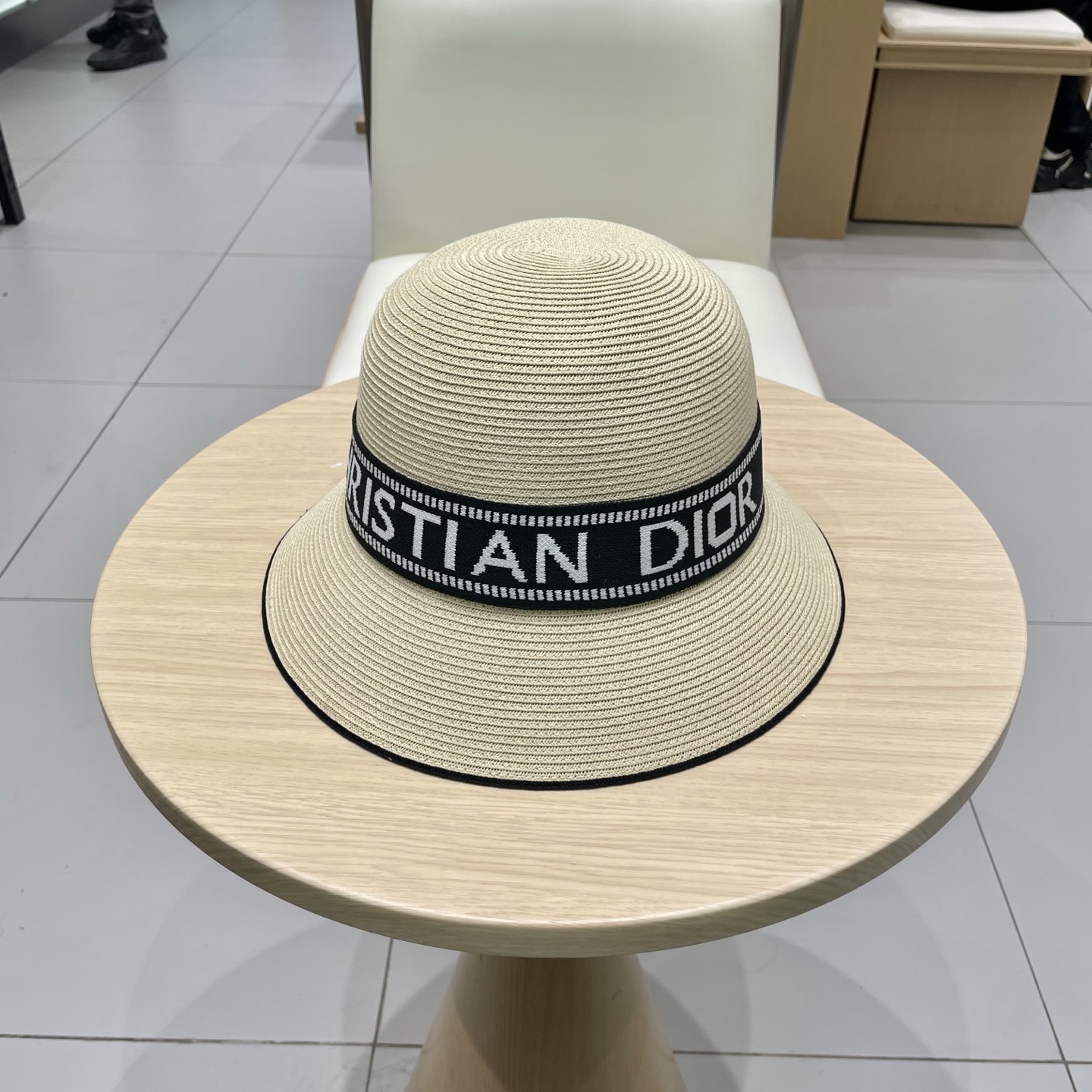  Dior迪奥新款盆帽，细草可折叠草帽，盆帽，头围57cm