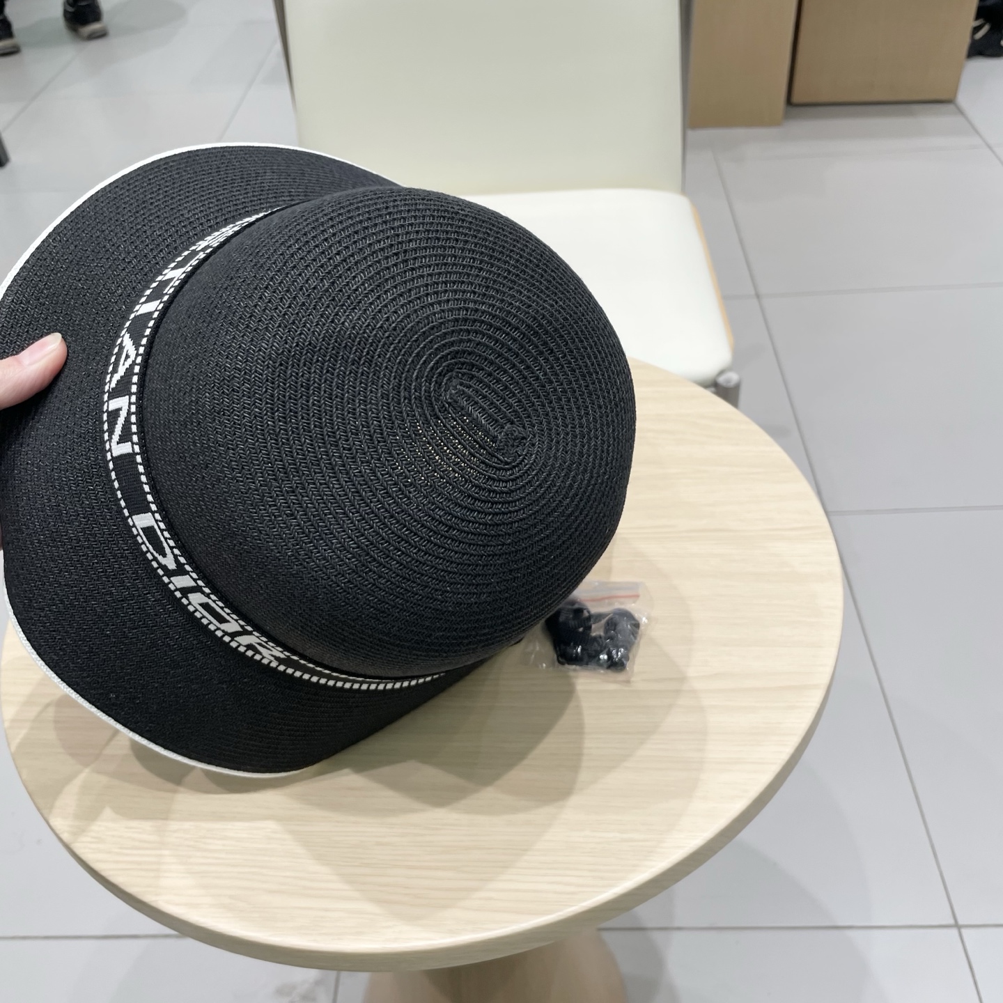  Dior迪奥新款盆帽，细草可折叠草帽，盆帽，头围57cm