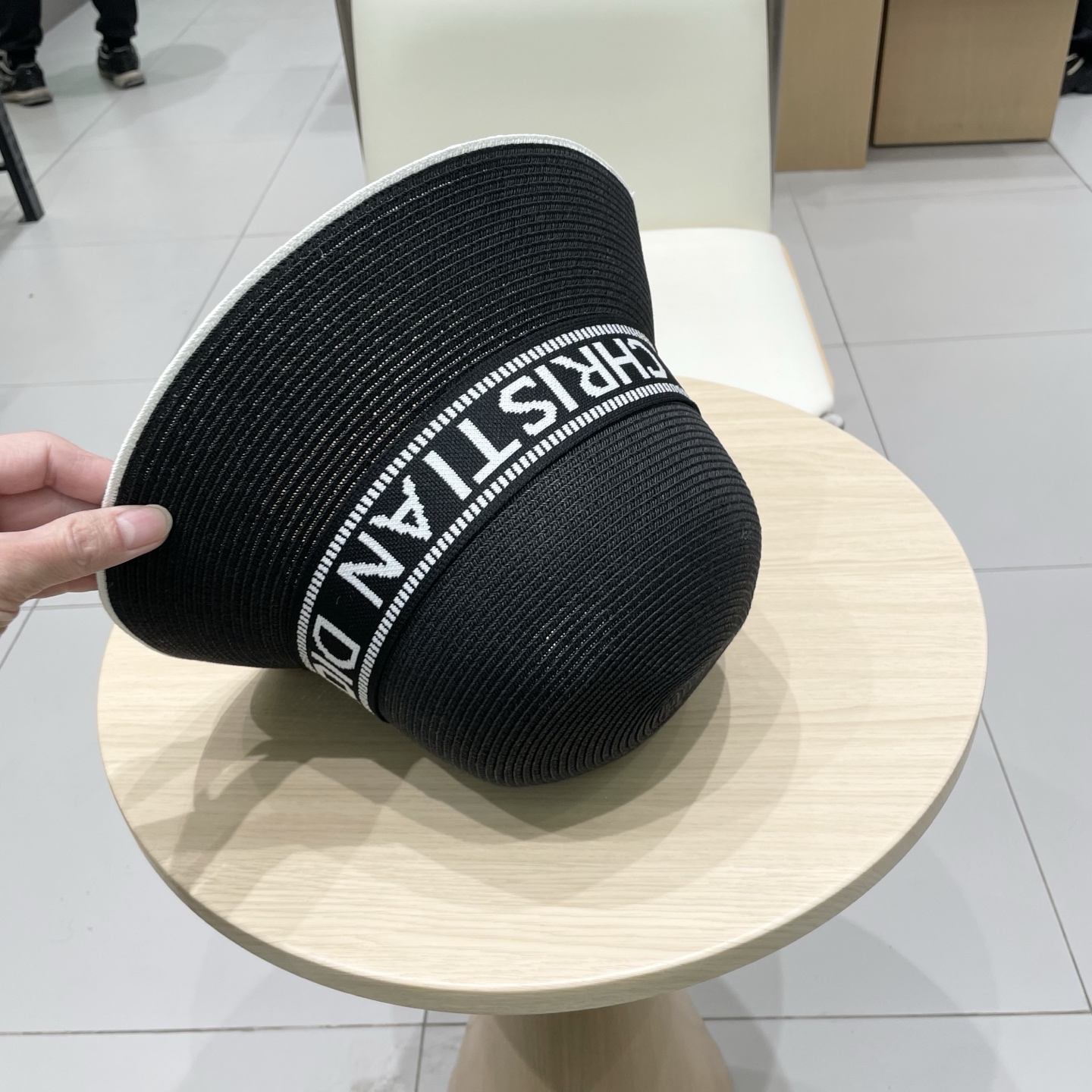  Dior迪奥新款盆帽，细草可折叠草帽，盆帽，头围57cm