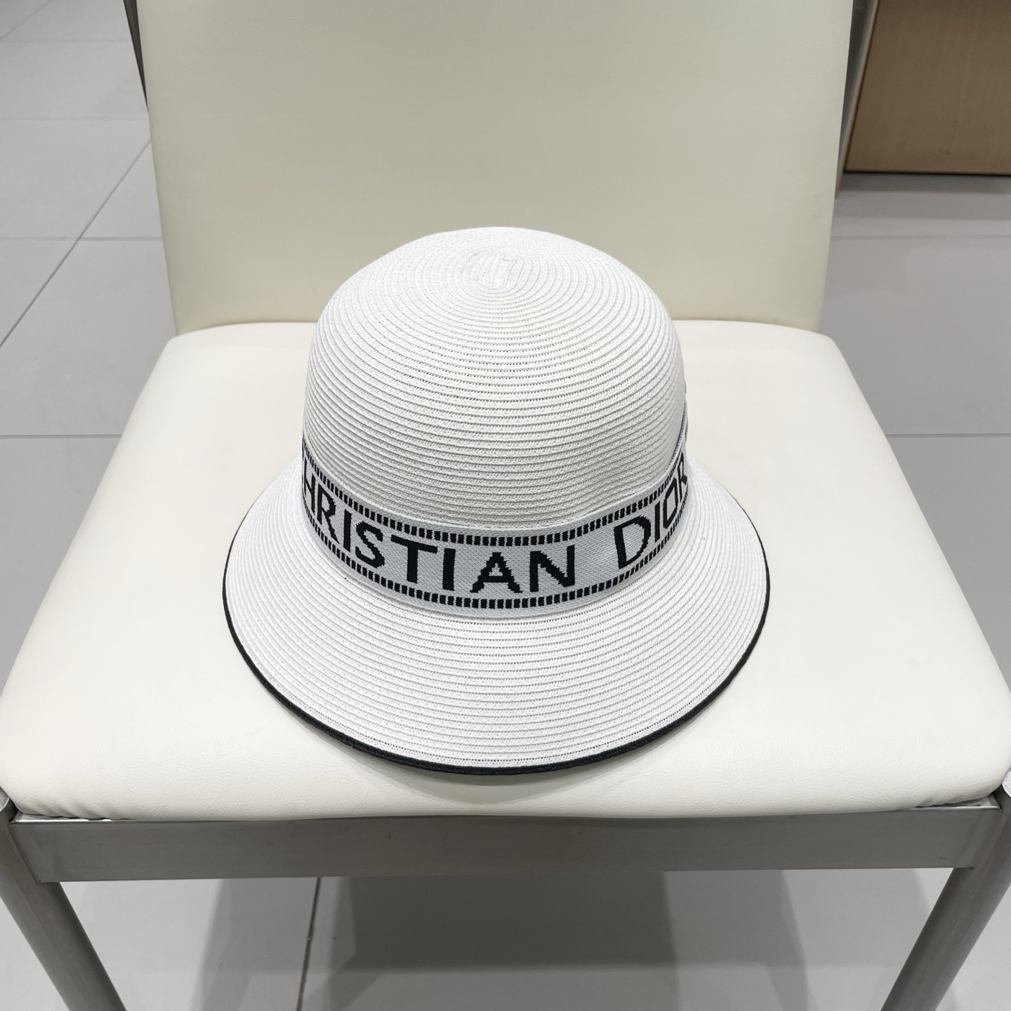  Dior迪奥新款盆帽，细草可折叠草帽，盆帽，头围57cm