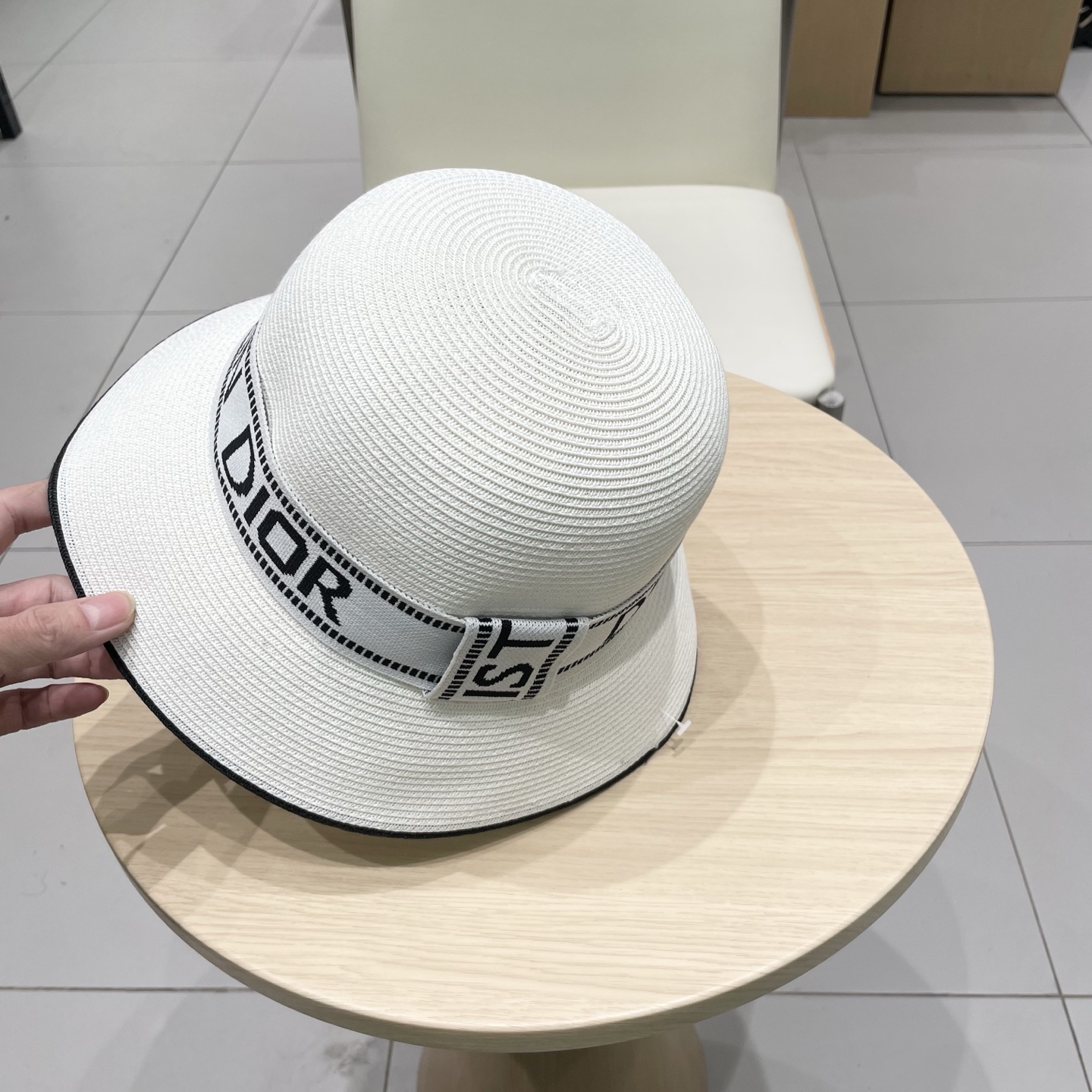  Dior迪奥新款盆帽，细草可折叠草帽，盆帽，头围57cm