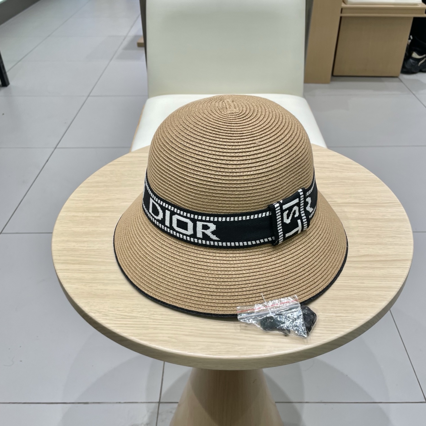  Dior迪奥新款盆帽，细草可折叠草帽，盆帽，头围57cm