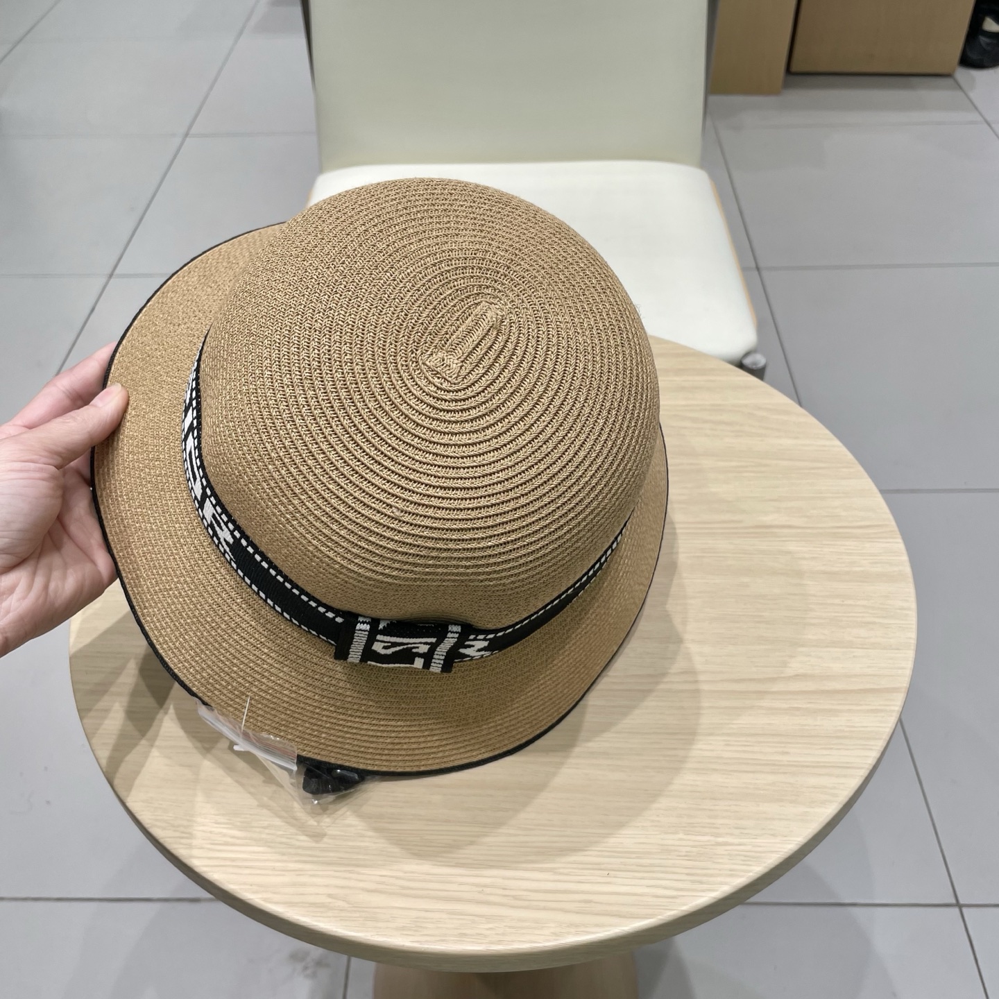  Dior迪奥新款盆帽，细草可折叠草帽，盆帽，头围57cm