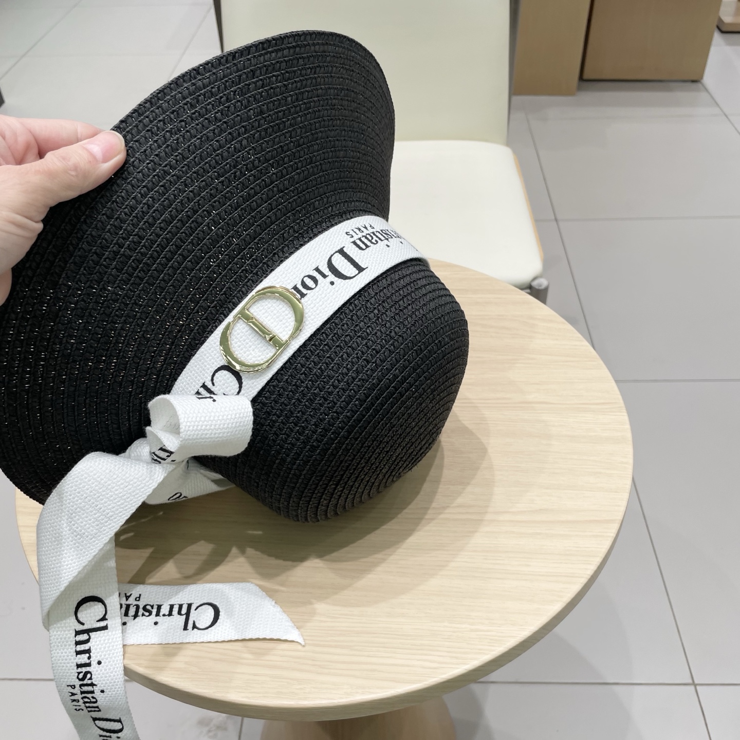  Dior迪奥新款草帽，名媛风，头围57cm