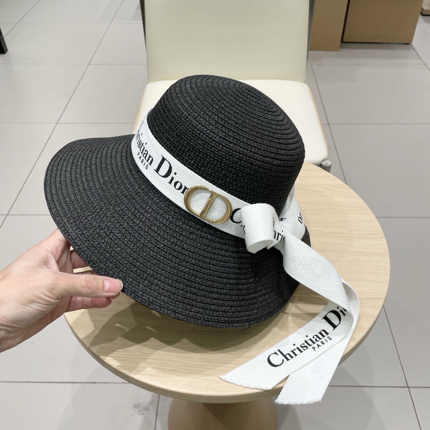  Dior迪奥新款草帽，名媛风，头围57cm