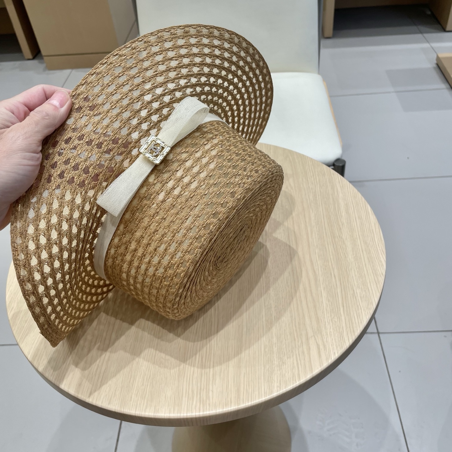  香奈儿CHANEL2025新款草帽，高级定制，名媛风，细节待上，夏季防晒防紫外线，出行必备，百搭好看