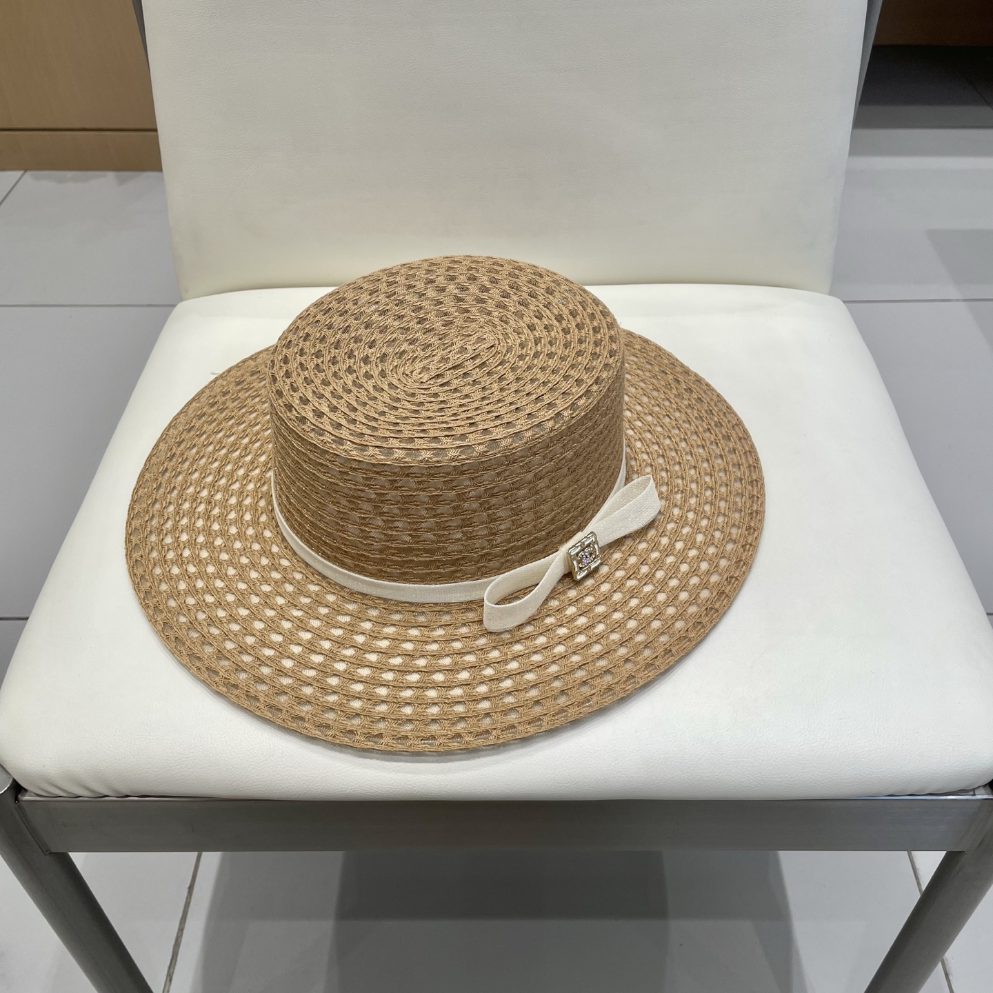  香奈儿CHANEL2025新款草帽，高级定制，名媛风，细节待上，夏季防晒防紫外线，出行必备，百搭好看