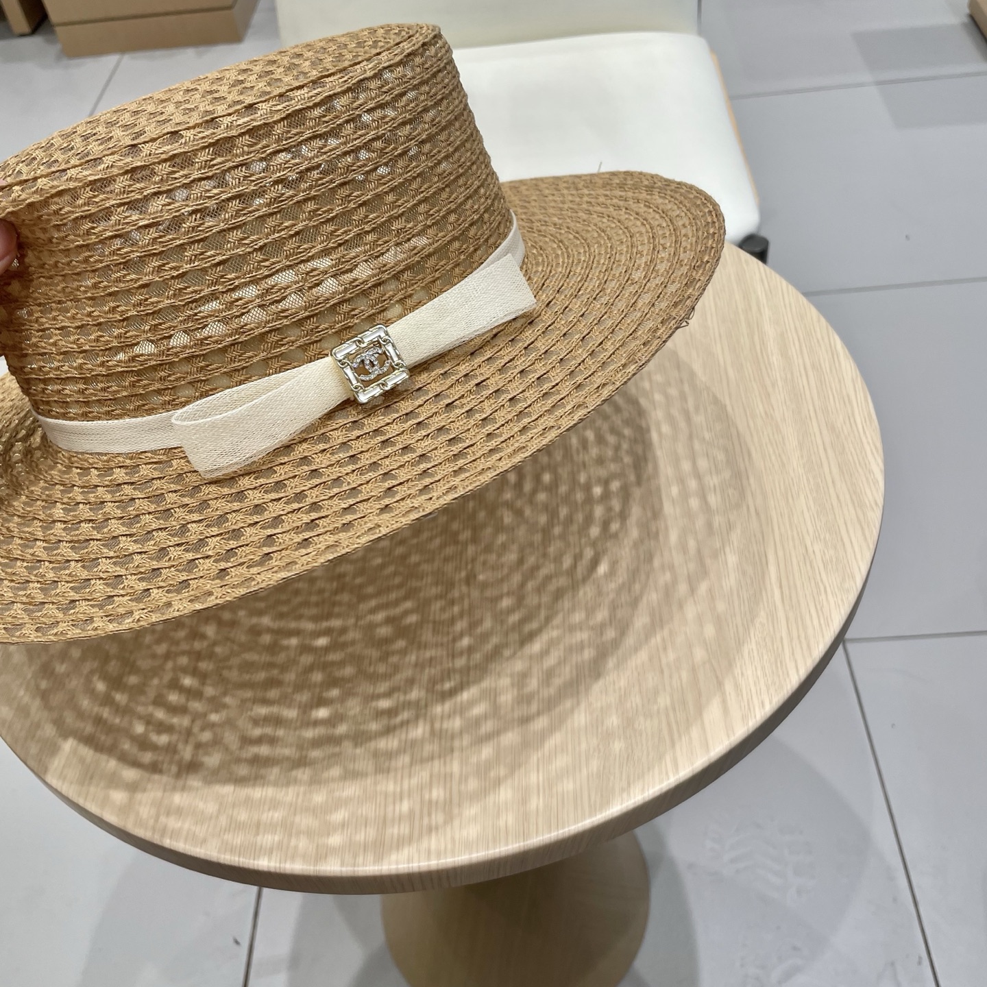  香奈儿CHANEL2025新款草帽，高级定制，名媛风，细节待上，夏季防晒防紫外线，出行必备，百搭好看