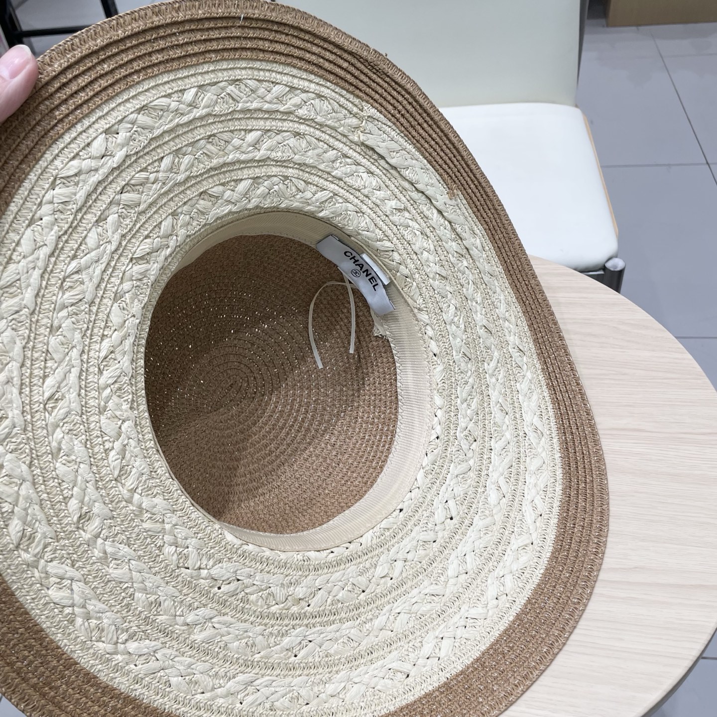 Chanel香奈儿新款草帽，搭配仙女出游必备，头围57cm