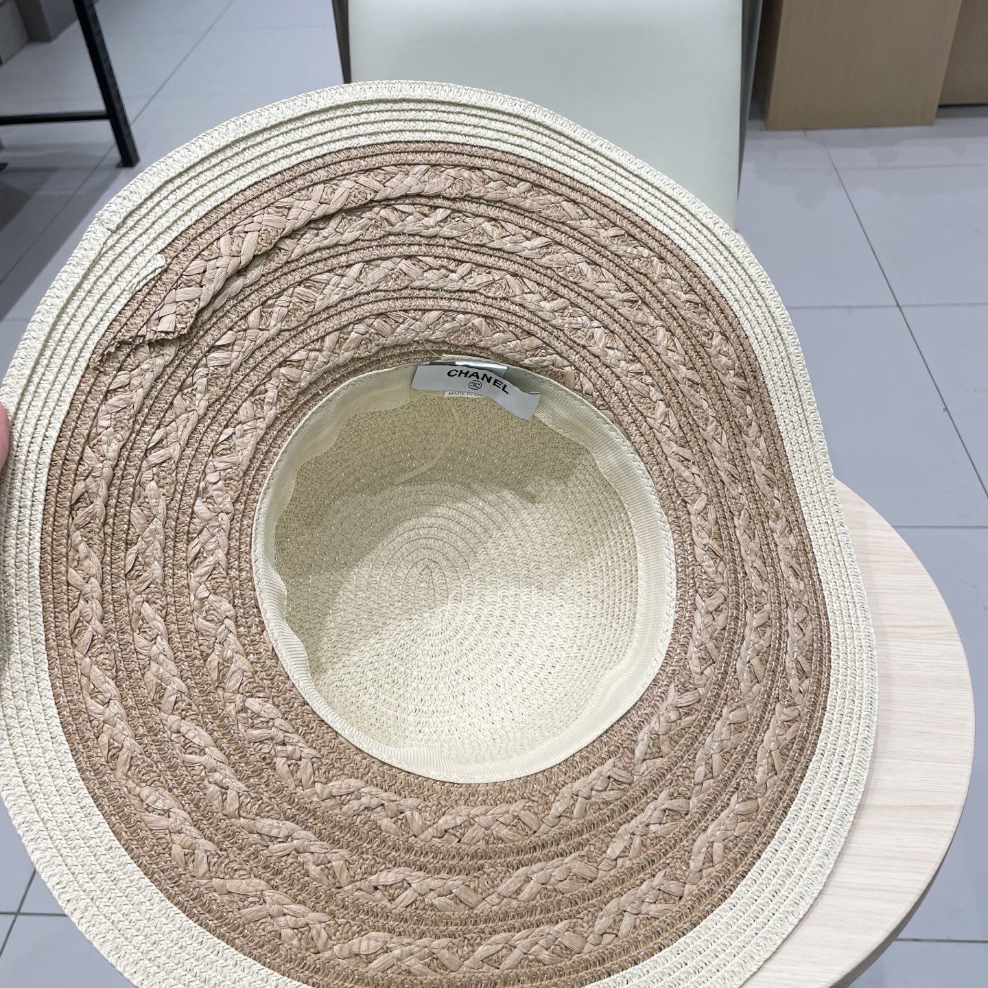 Chanel香奈儿新款草帽，搭配仙女出游必备，头围57cm