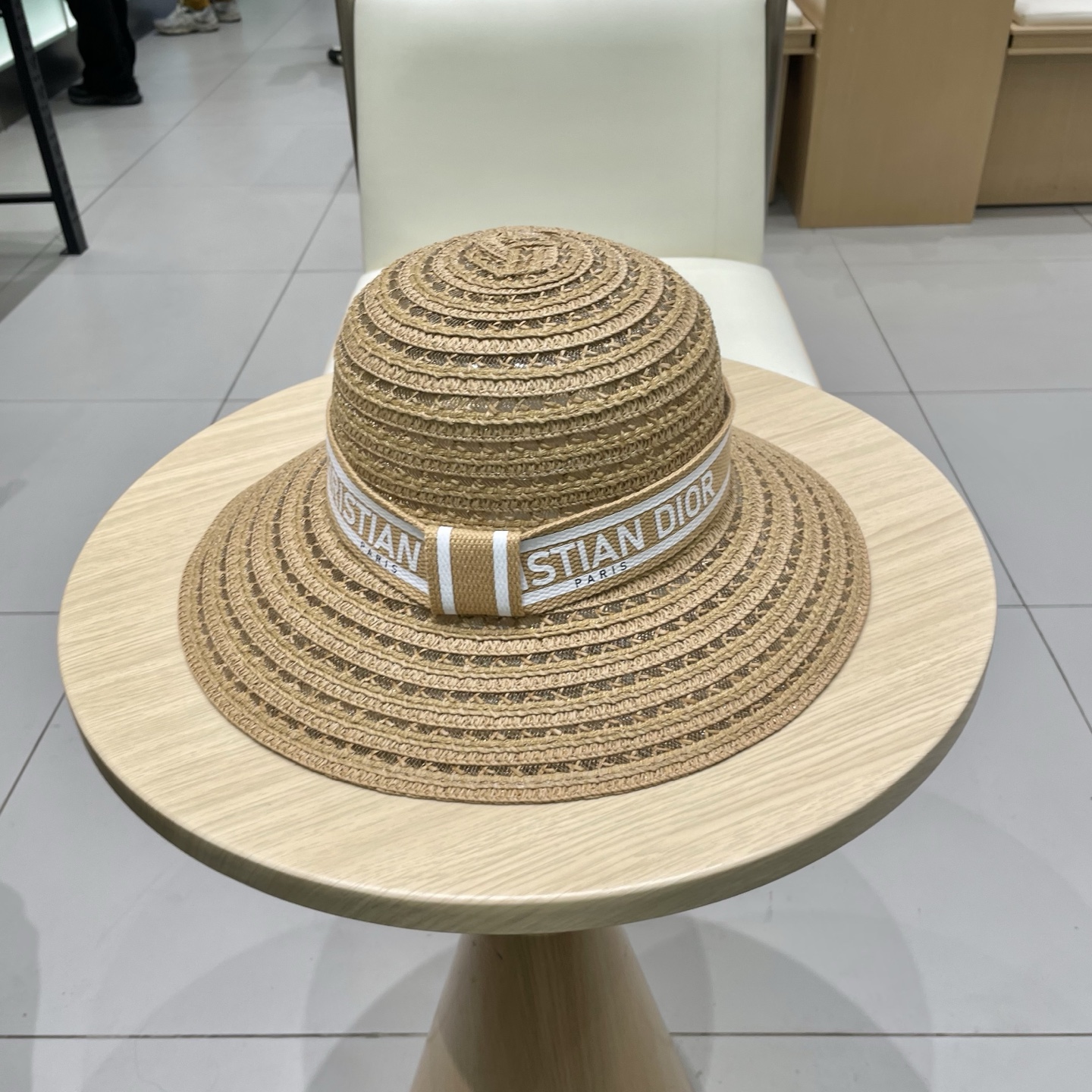   迪奥 Dior草帽，名媛风盆帽，高级细草制作，高端定制，头围57cm