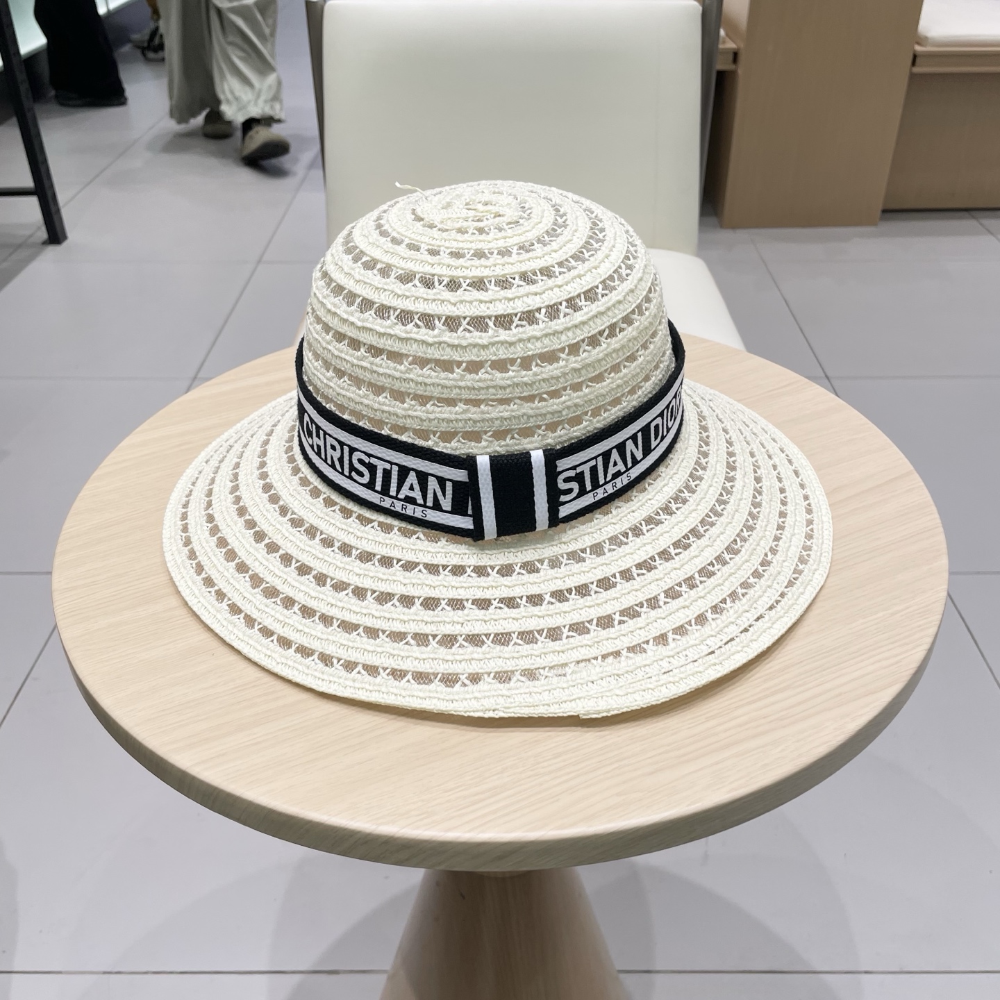   迪奥 Dior草帽，名媛风盆帽，高级细草制作，高端定制，头围57cm