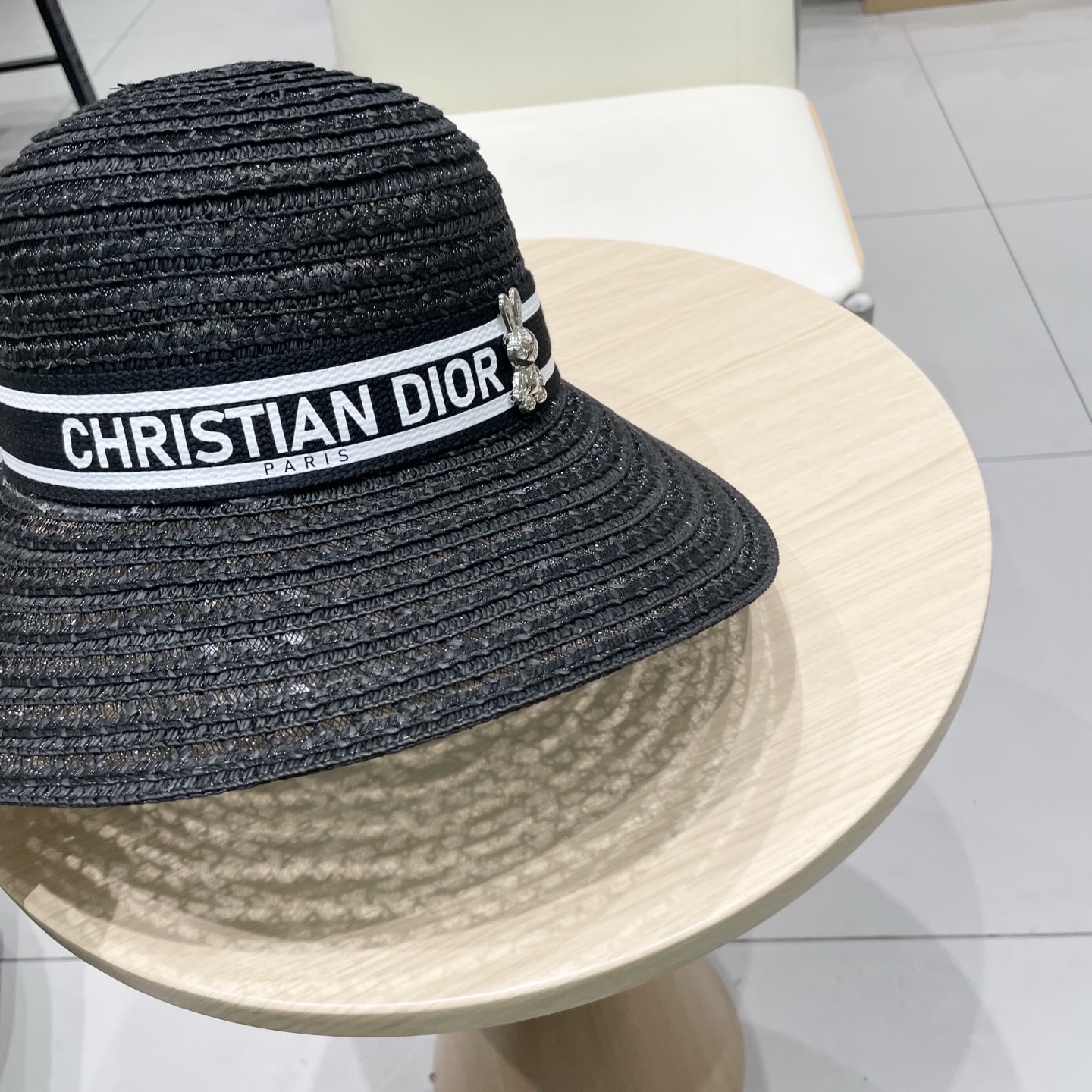   迪奥 Dior草帽，名媛风盆帽，高级细草制作，高端定制，头围57cm