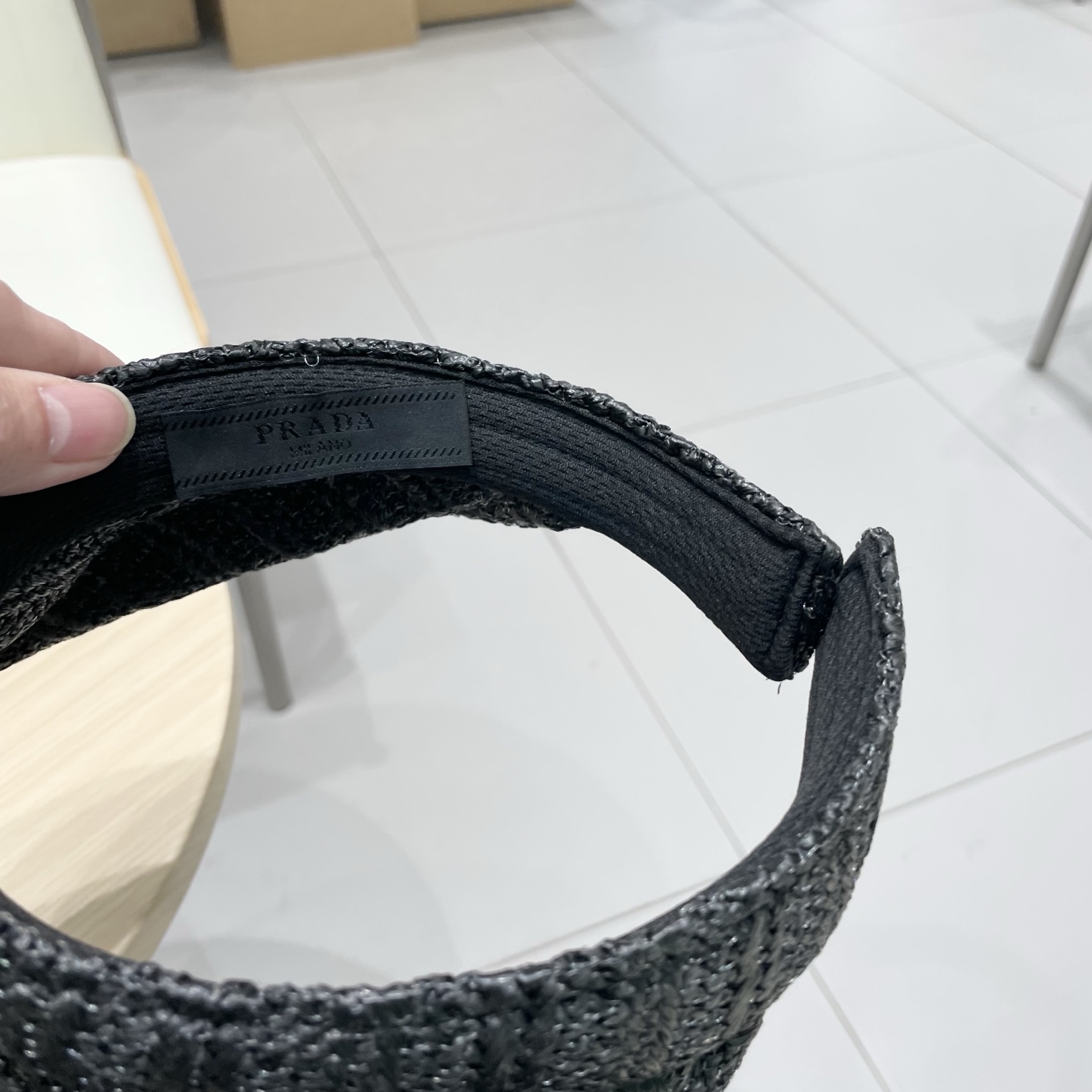  Prada普拉达新款草编空顶帽
防晒款 享受阳光 高效防晒～