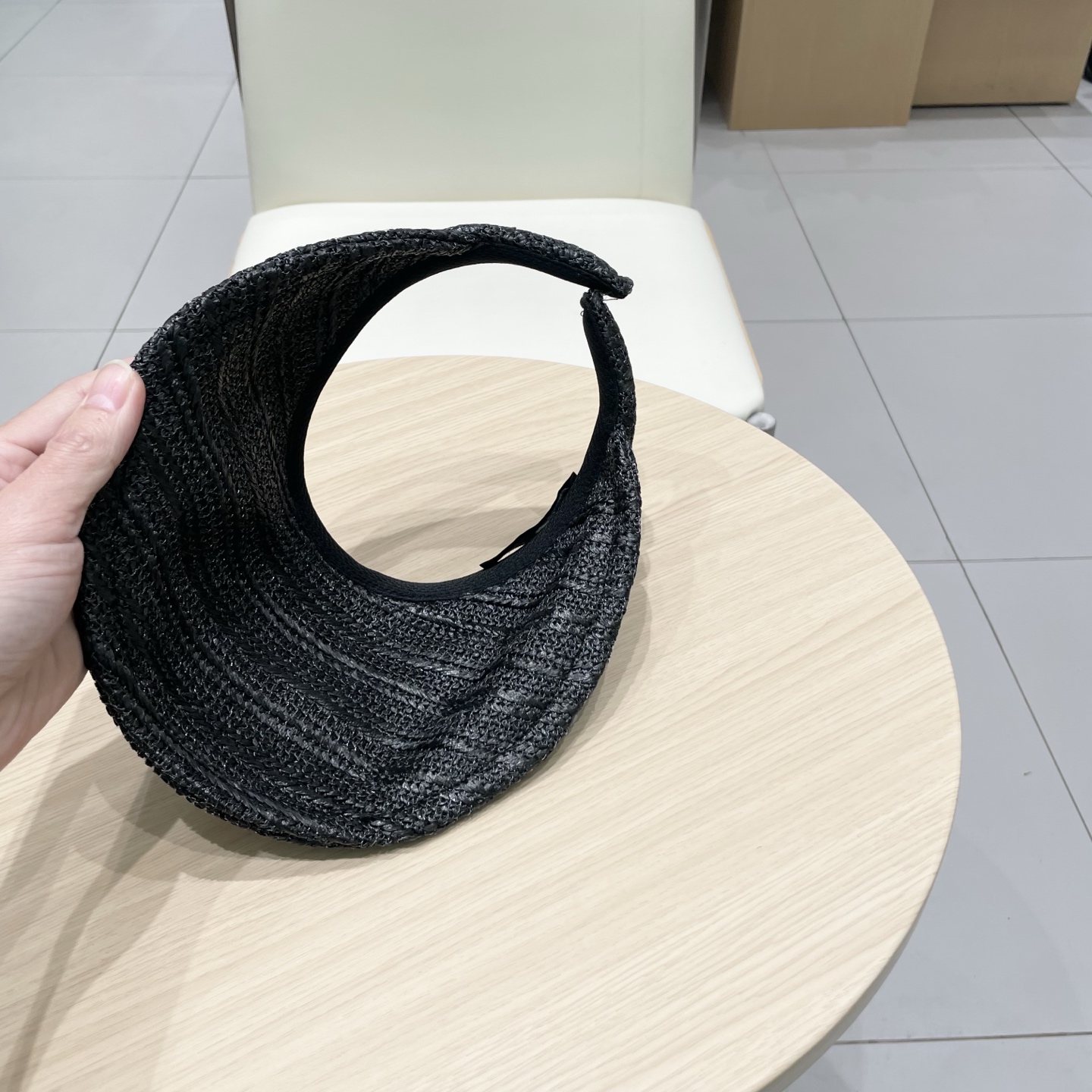  Prada普拉达新款草编空顶帽
防晒款 享受阳光 高效防晒～