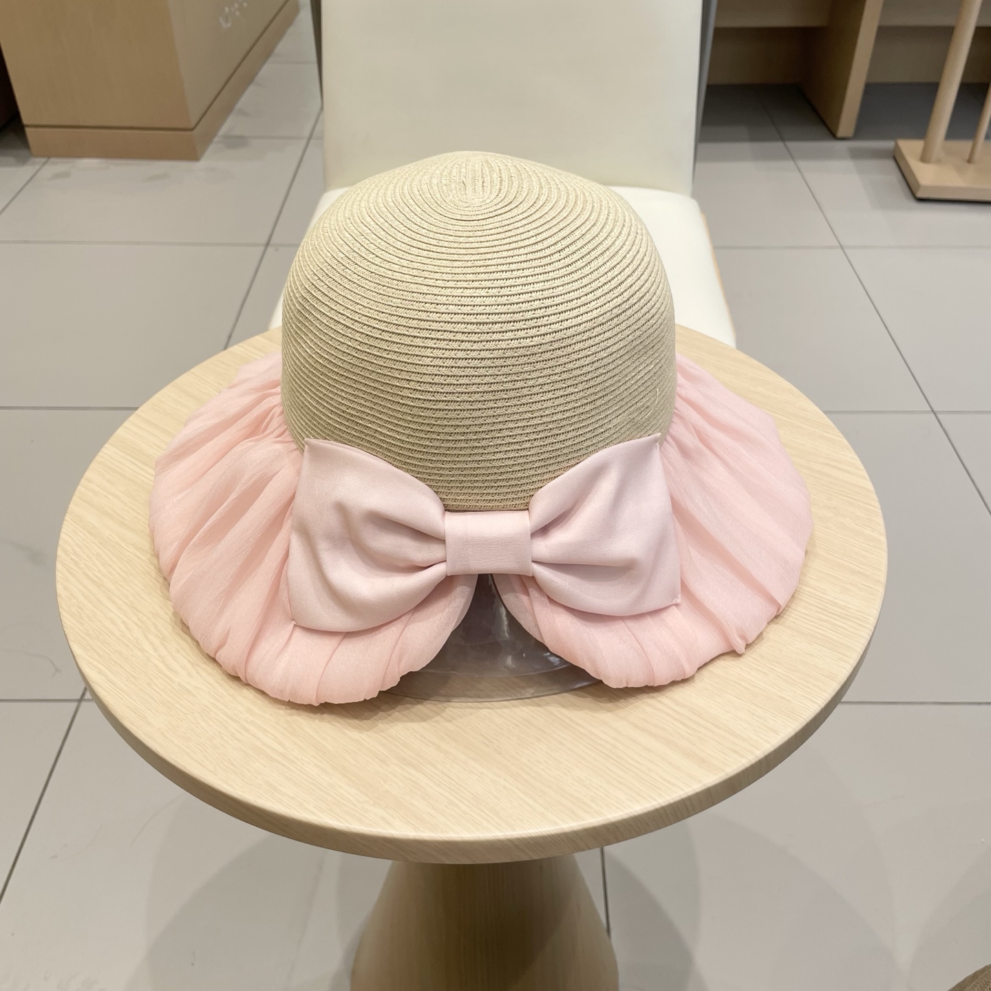  🧢路易威登棒球帽 LouisVuitton😍2025新款蝴蝶结渔夫帽子女夏季遮阳防晒大檐太阳草帽可折叠