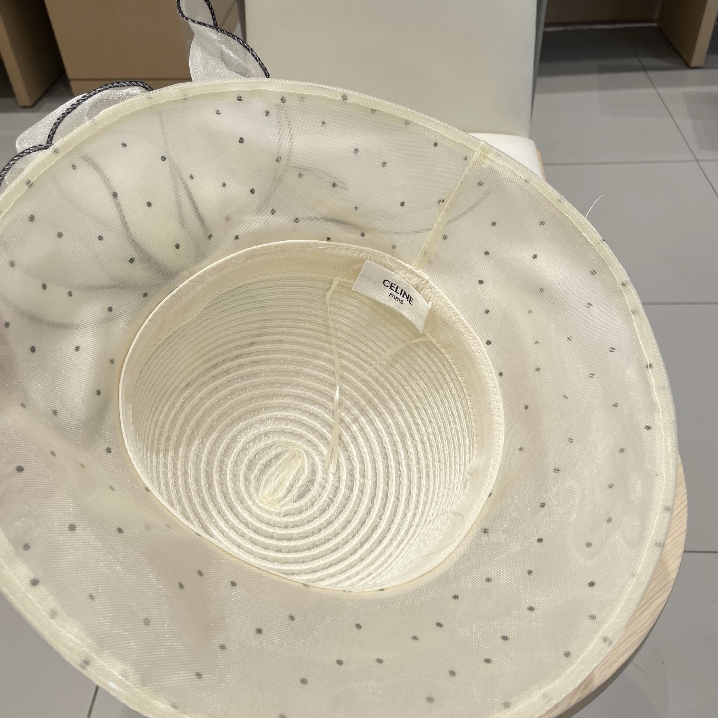  celine塞琳圆顶帽子女夏季田园风百搭逛街遮阳帽花朵优雅可折叠太阳帽女盆帽