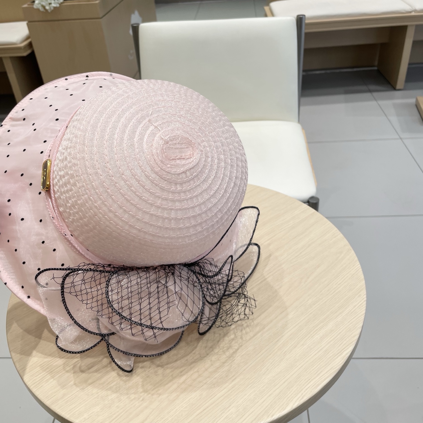  celine塞琳圆顶帽子女夏季田园风百搭逛街遮阳帽花朵优雅可折叠太阳帽女盆帽