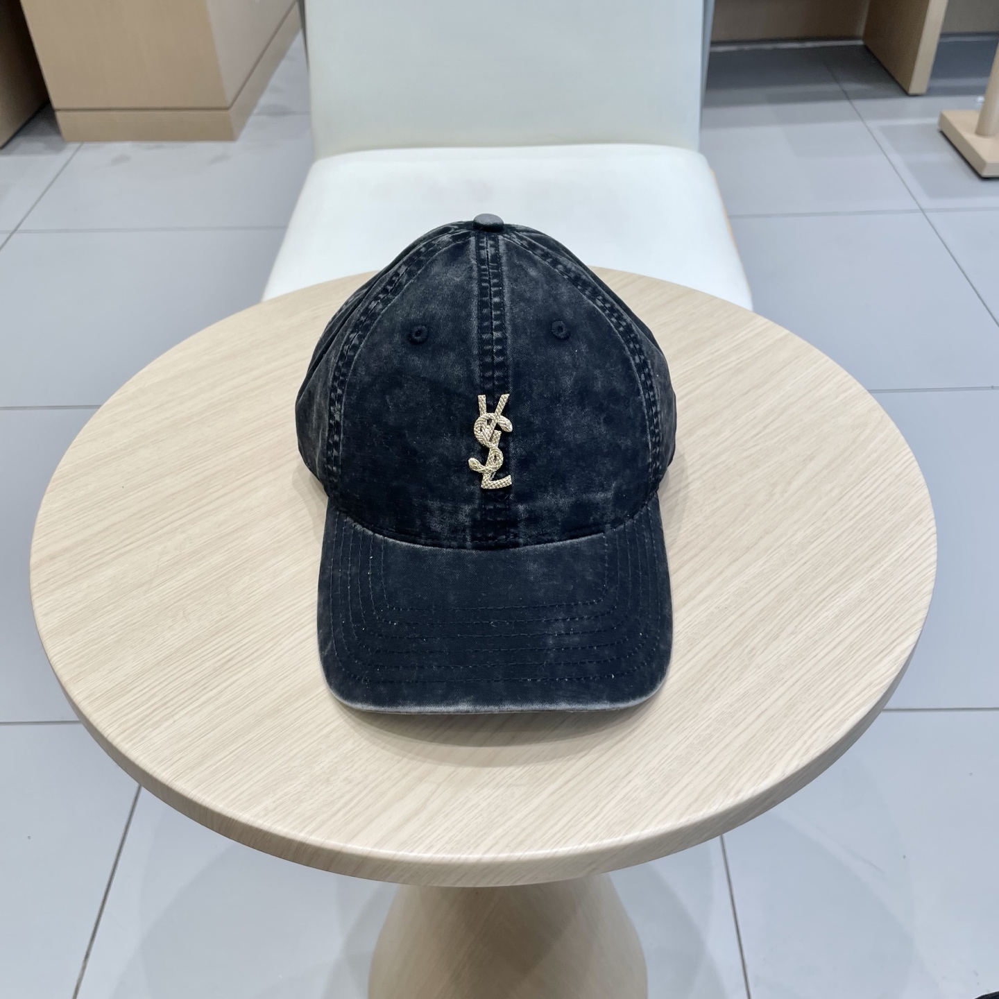  圣罗兰SAINT LAURENT 官网对版棒球帽，请认准高端品质市场唯一细节对版，小红书推荐，时尚百搭