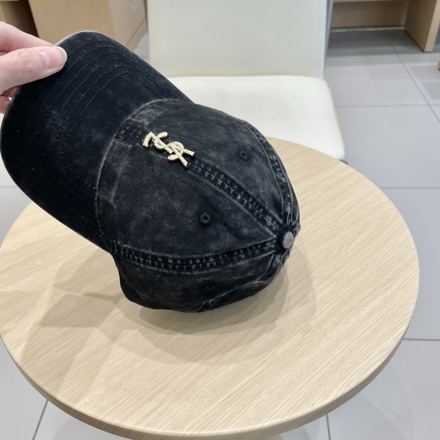  圣罗兰SAINT LAURENT 官网对版棒球帽，请认准高端品质市场唯一细节对版，小红书推荐，时尚百搭