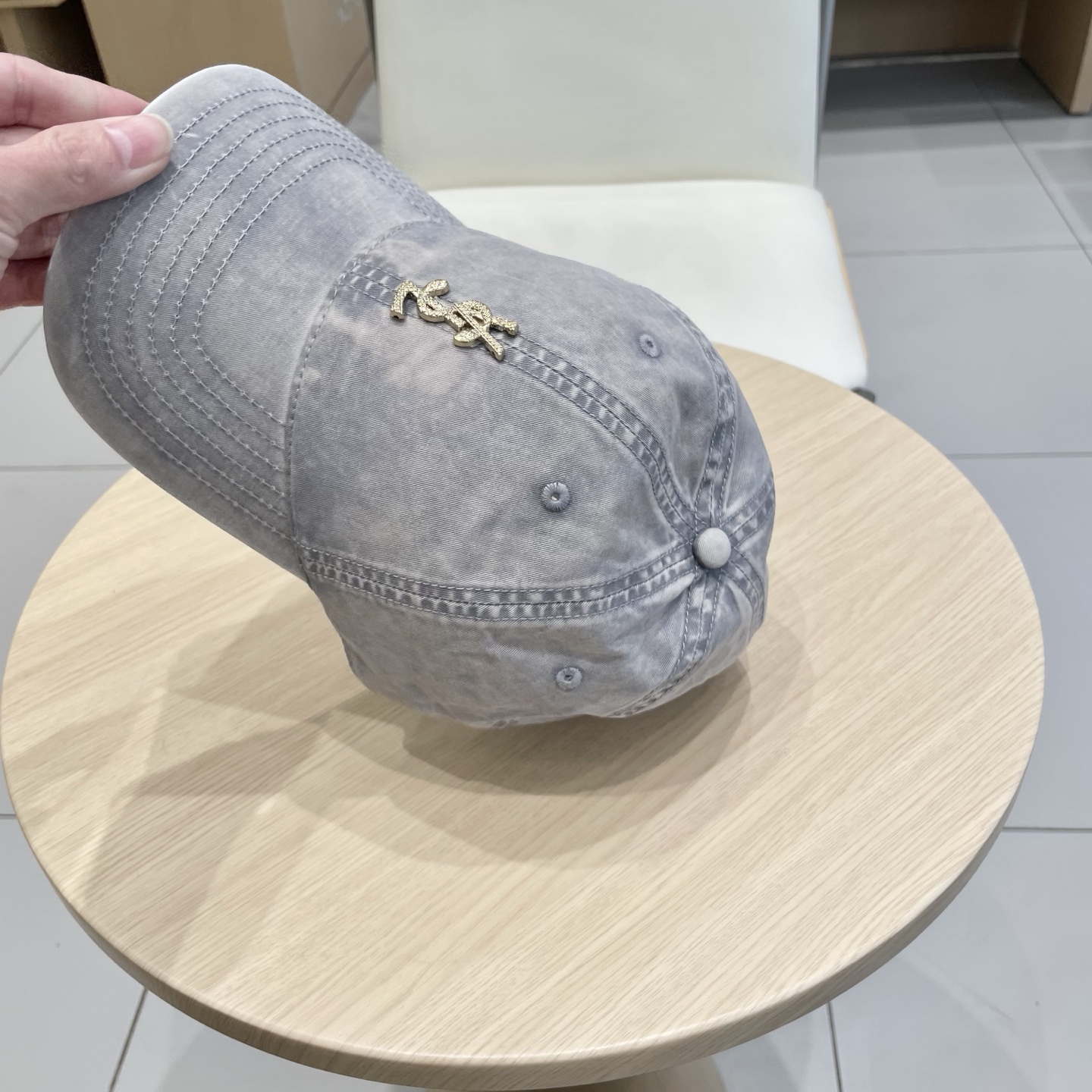  圣罗兰SAINT LAURENT 官网对版棒球帽，请认准高端品质市场唯一细节对版，小红书推荐，时尚百搭