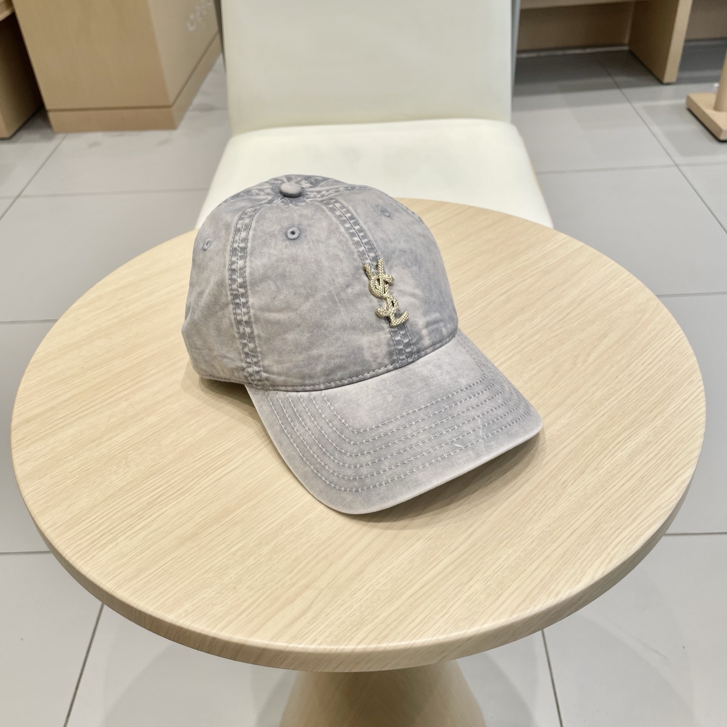  圣罗兰SAINT LAURENT 官网对版棒球帽，请认准高端品质市场唯一细节对版，小红书推荐，时尚百搭